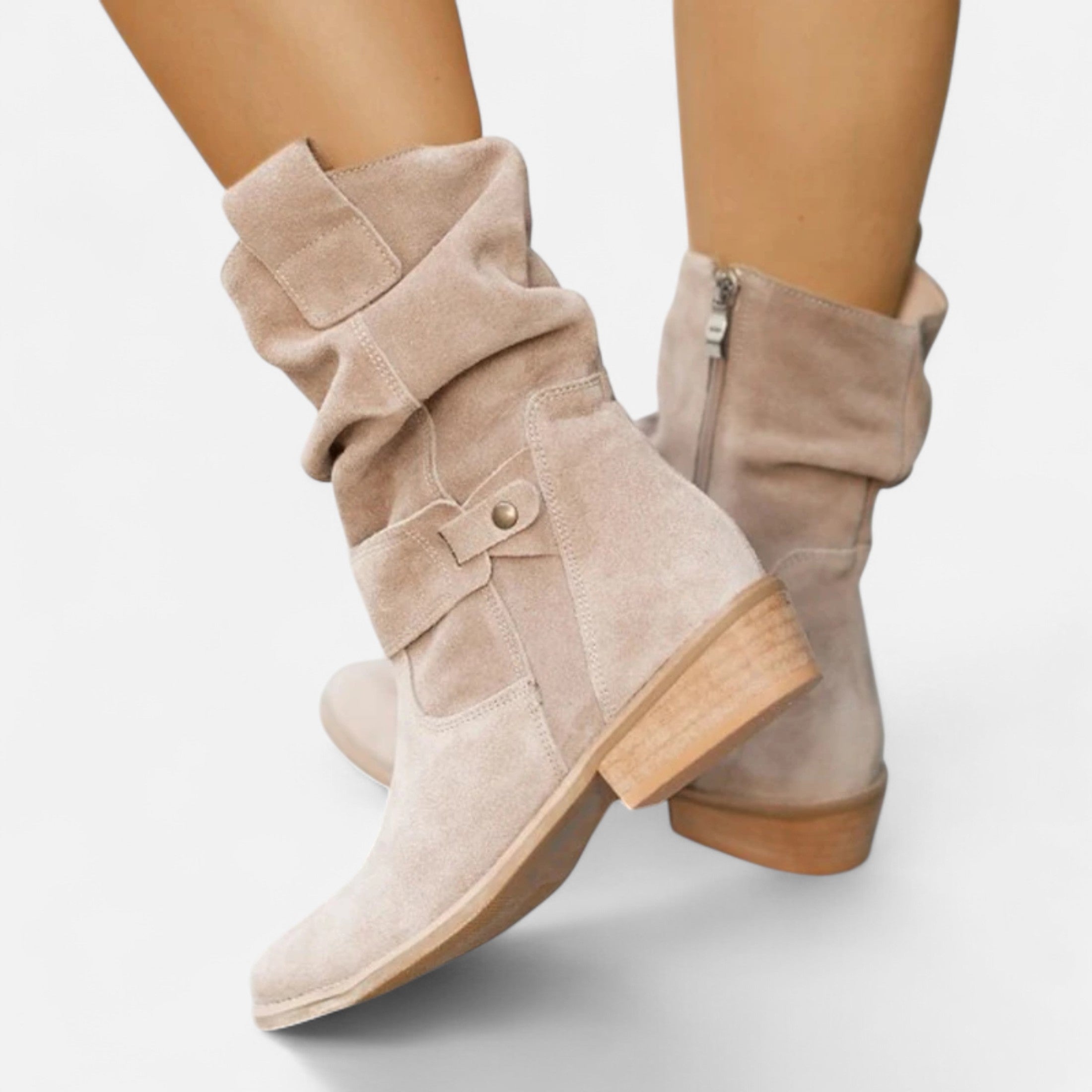 Laura™ | Damen Stiefel – Samt-Eleganz