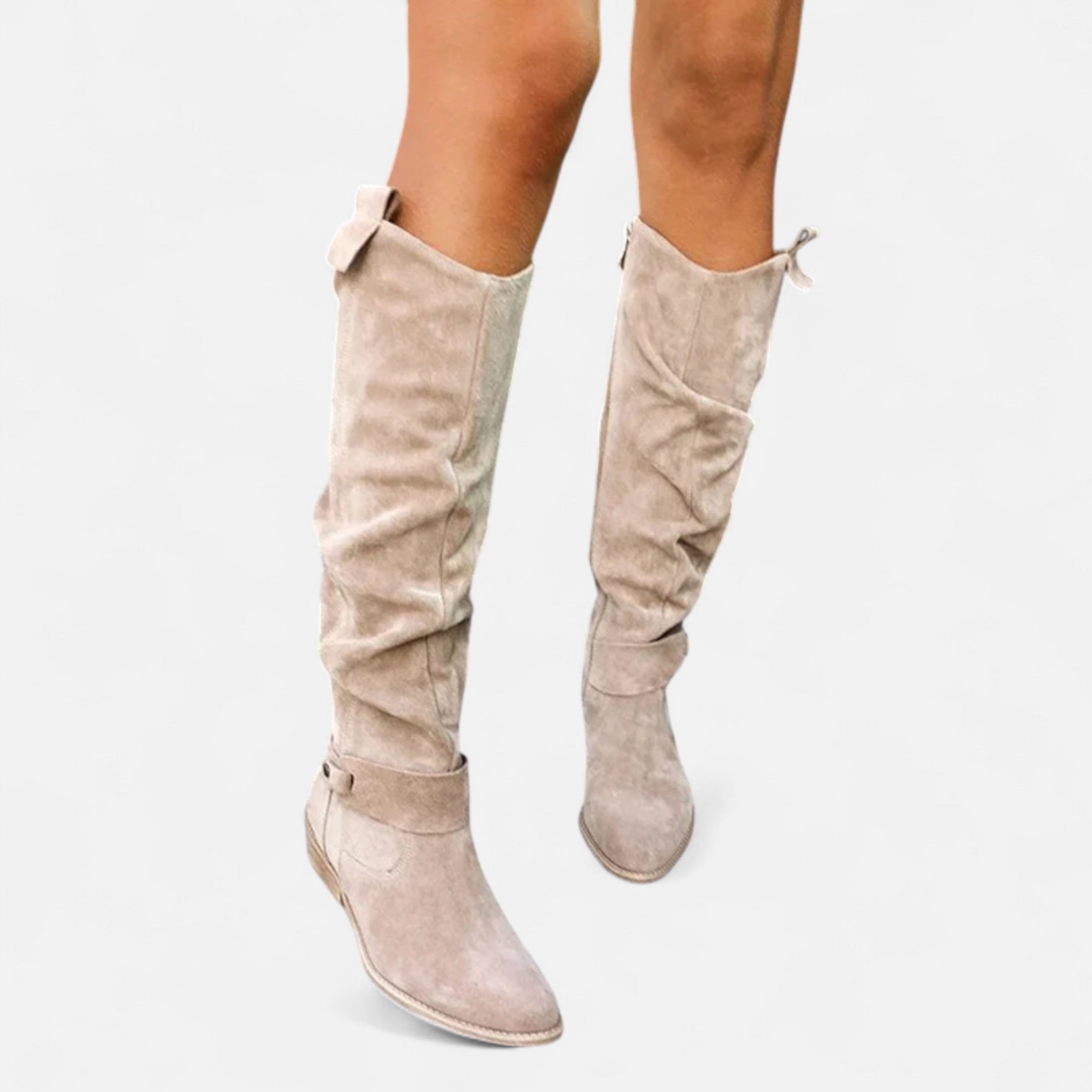 Mara™ | Damen Stiefel – Velours-Eleganz