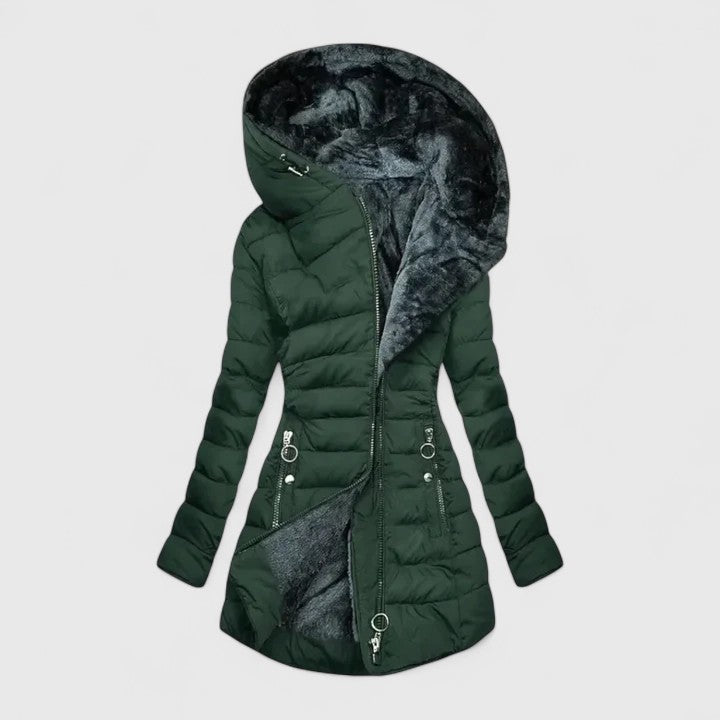 Cassiora™ | Damen Wintermantel – Stilvoll, Warm & Bequem