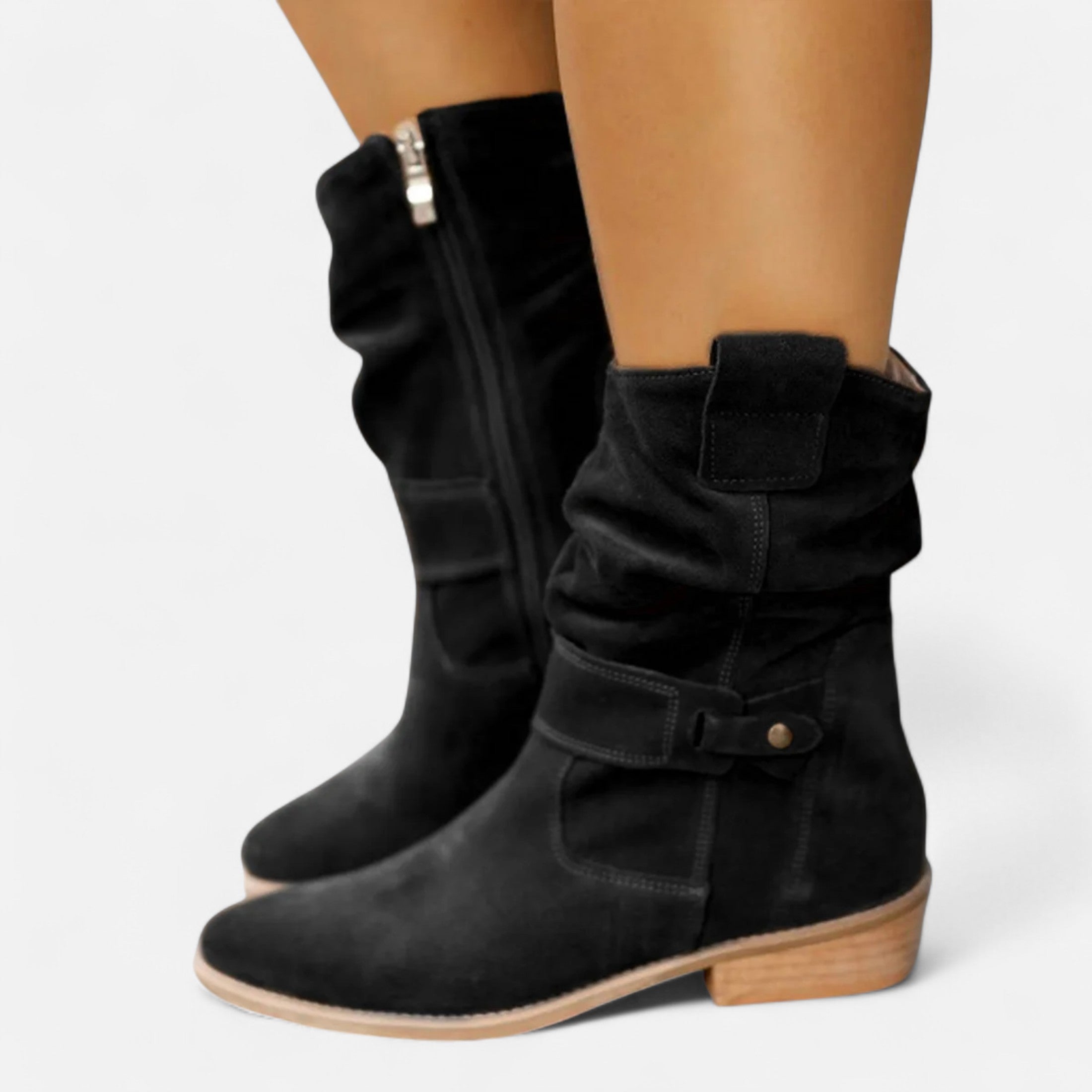 Laura™ | Damen Stiefel – Samt-Eleganz