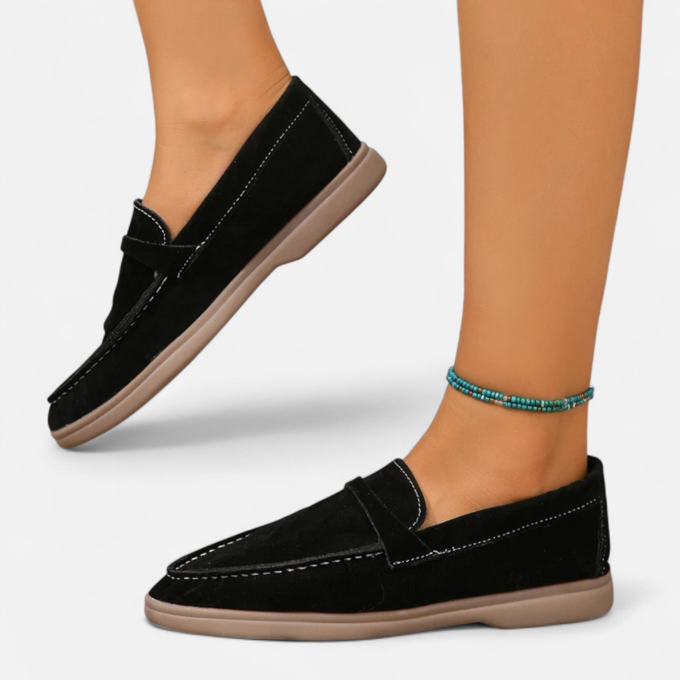 Camille™ | Damen Loafer in Velours-Optik