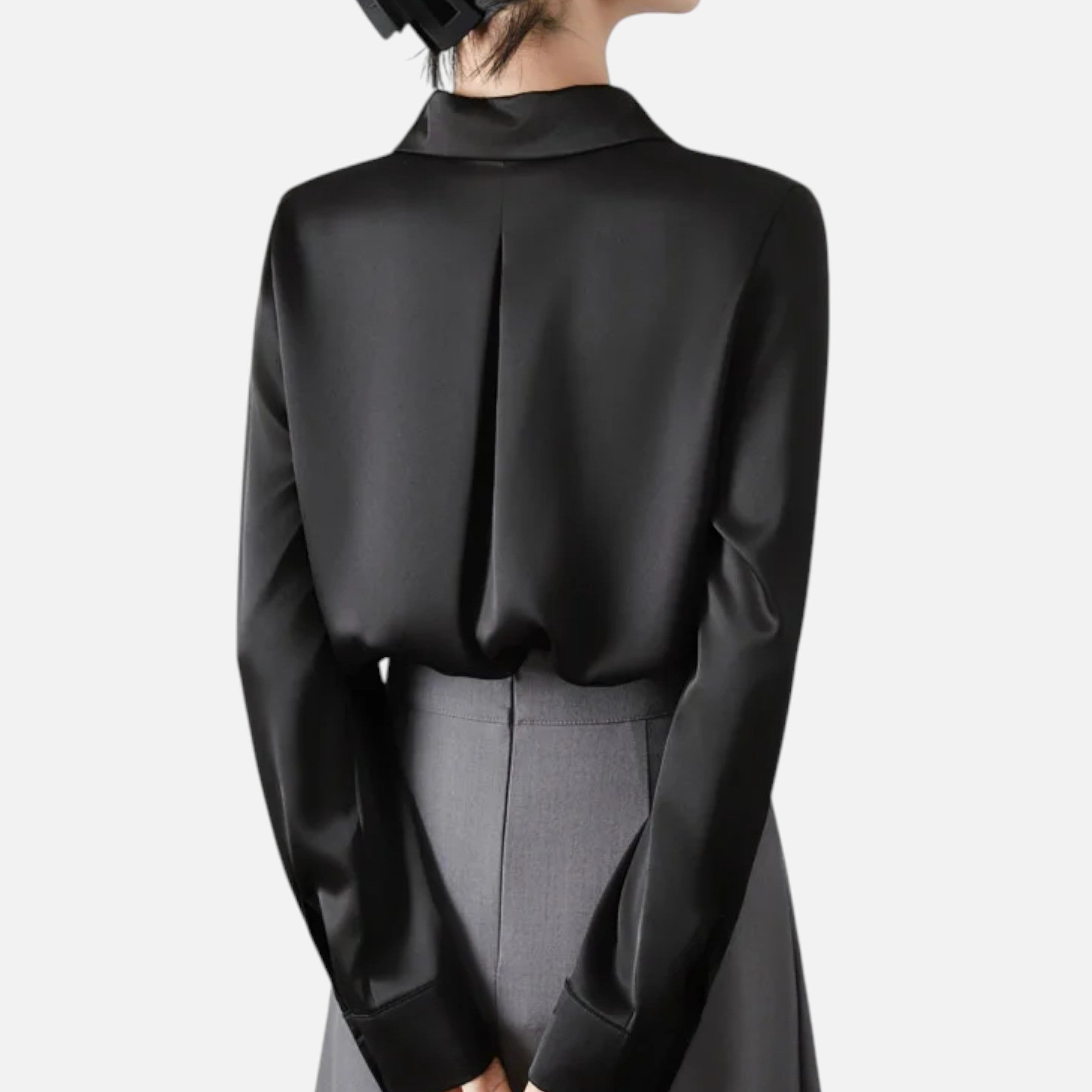 Isabelle™ | Damen Satinbluse – Zeitlose Eleganz