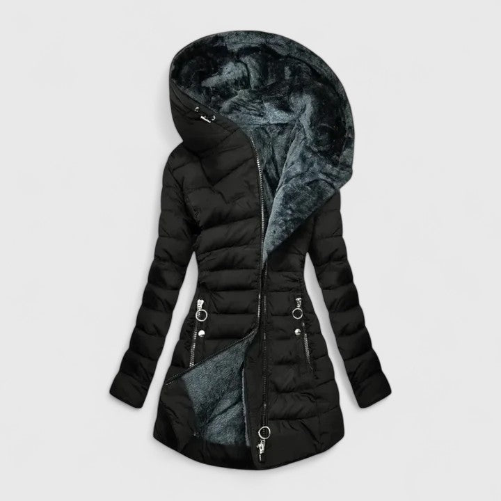 Cassiora™ | Damen Wintermantel – Stilvoll, Warm & Bequem