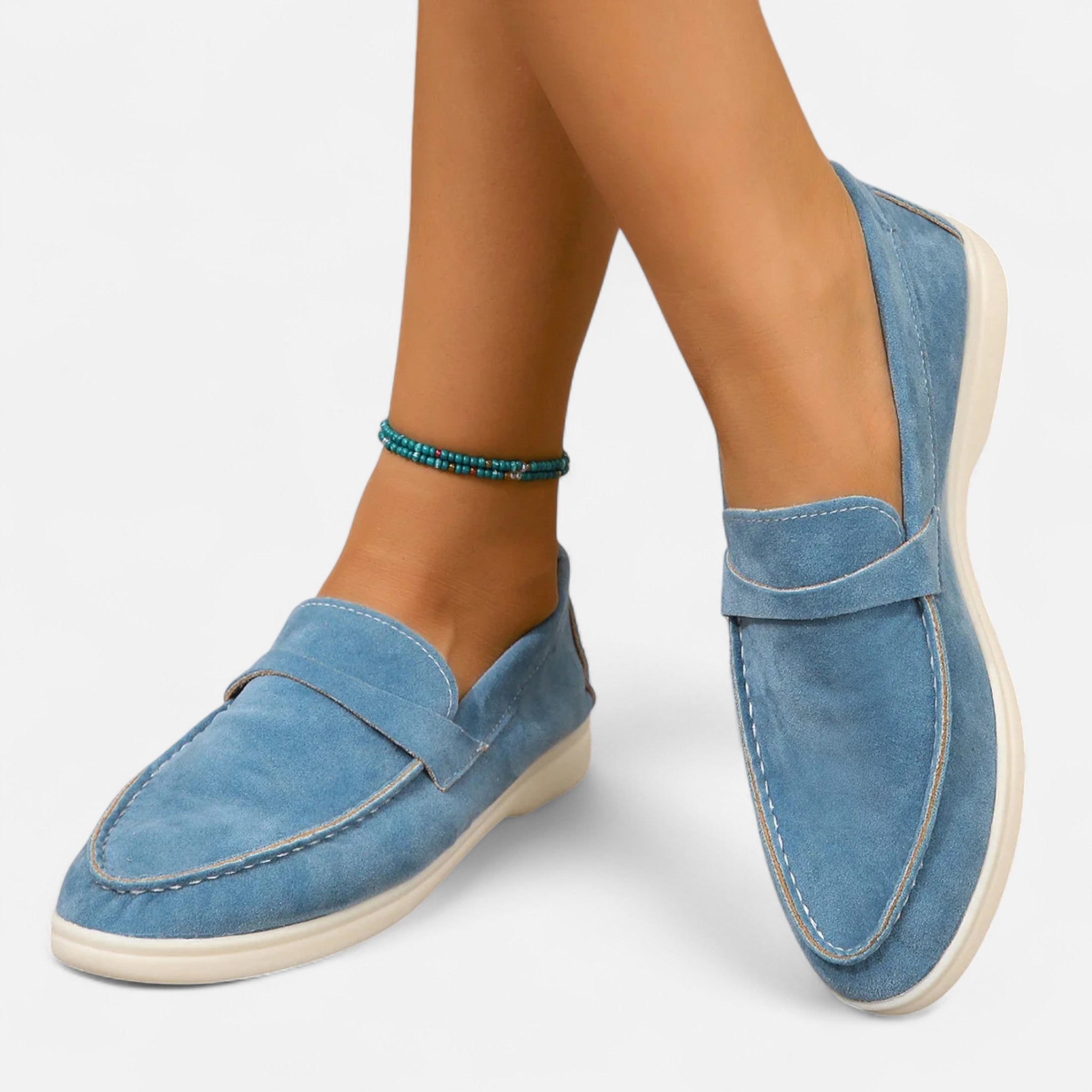 Camille™ | Damen Loafer in Velours-Optik