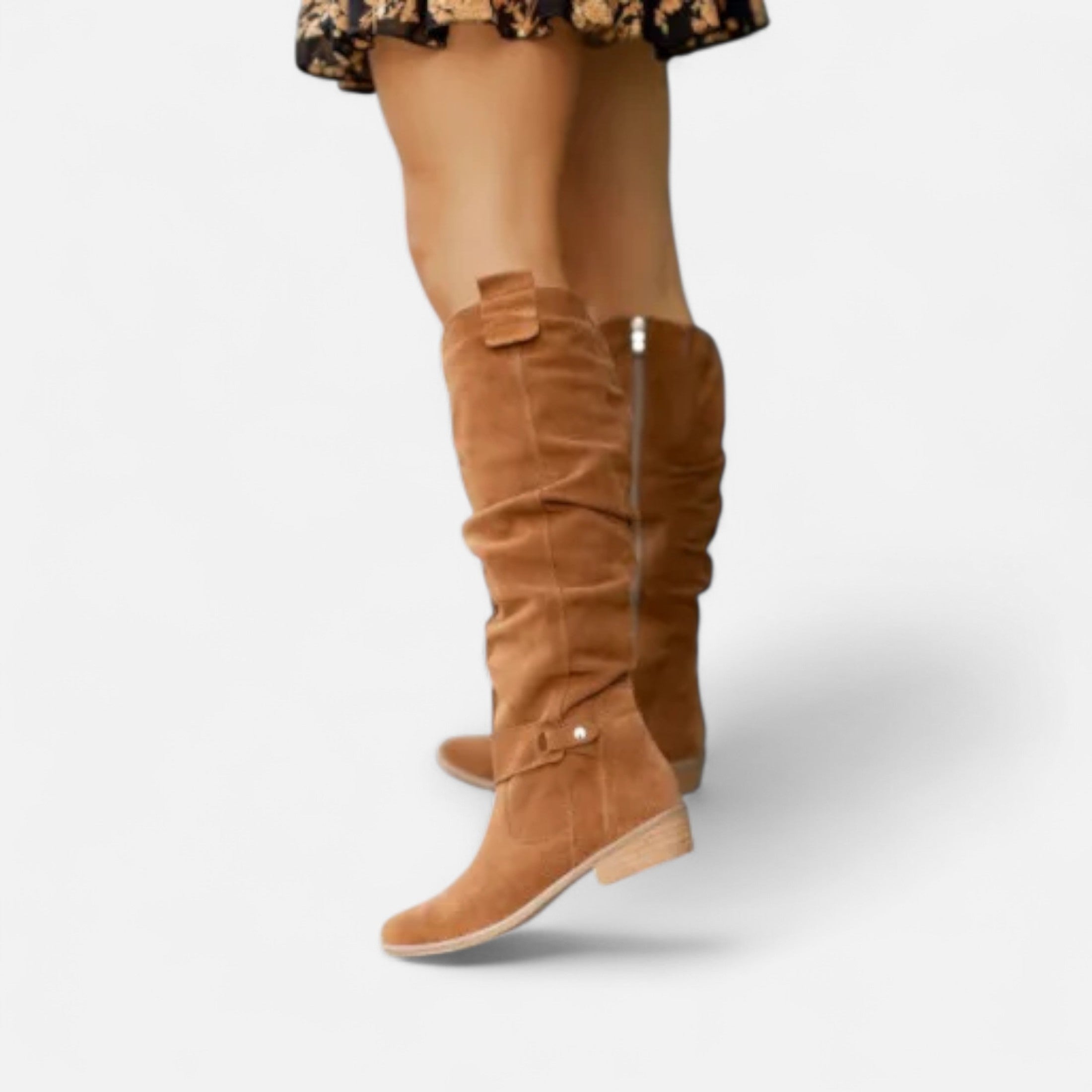 Mara™ | Damen Stiefel – Velours-Eleganz