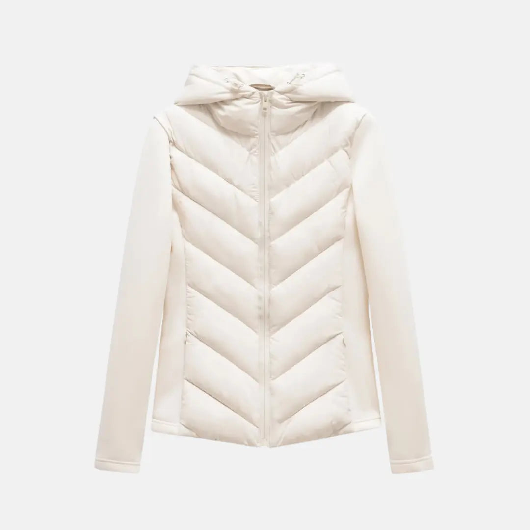Lena™ | Damen Herbst Steppjacke mit Kapuze