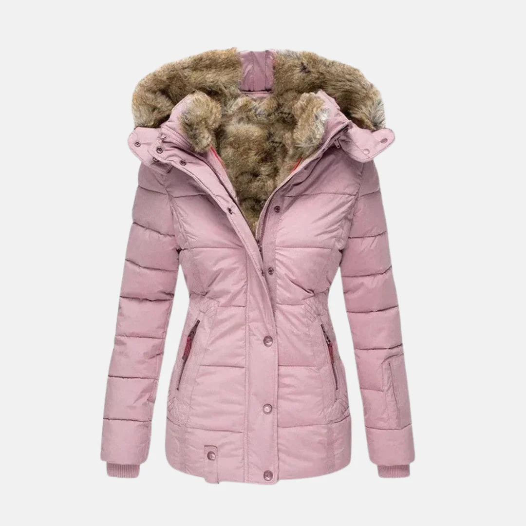 Clara™ | Warmer Wintermantel mit Fellfutter