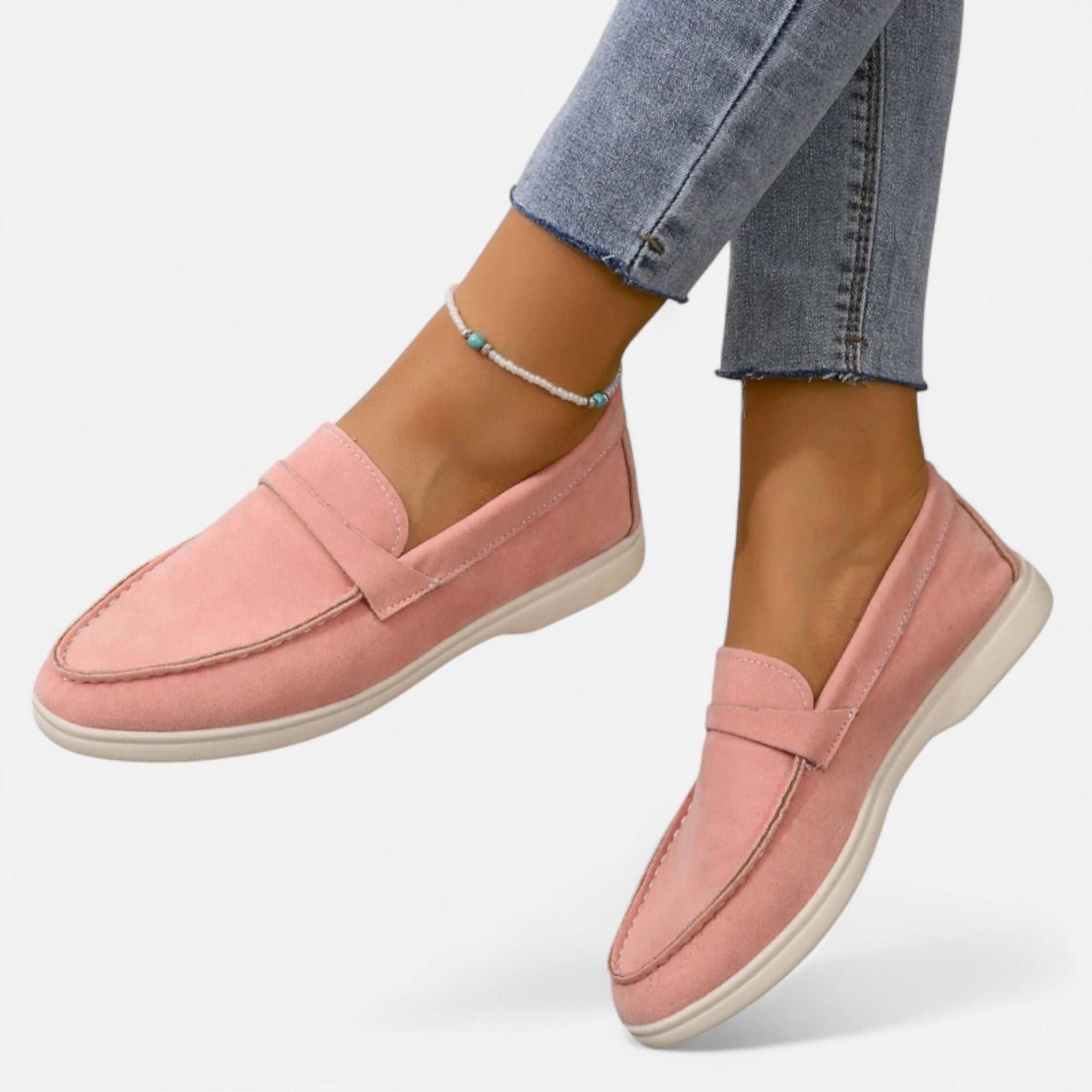 Camille™ | Damen Loafer in Velours-Optik