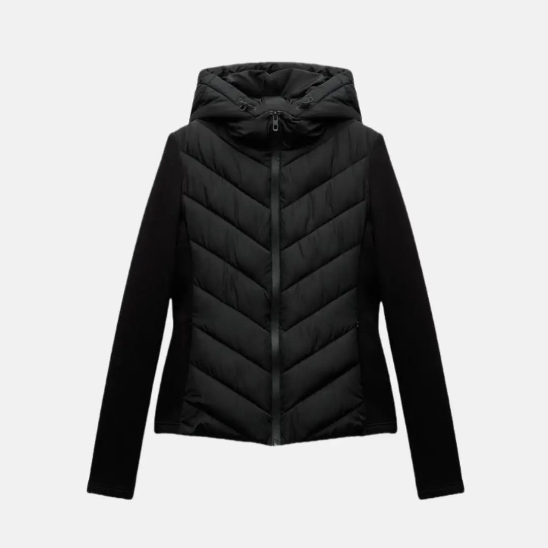 Lena™ | Damen Herbst Steppjacke mit Kapuze