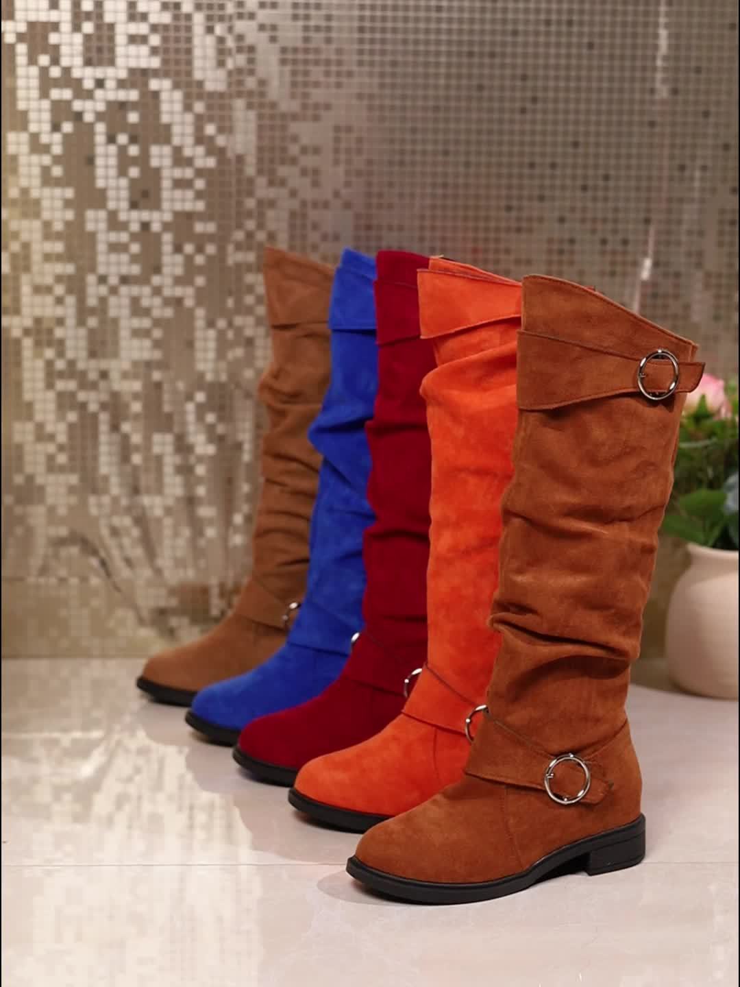 Emilia™ | Damen Stiefeletten – Zeitlose Eleganz im Wildleder-Look