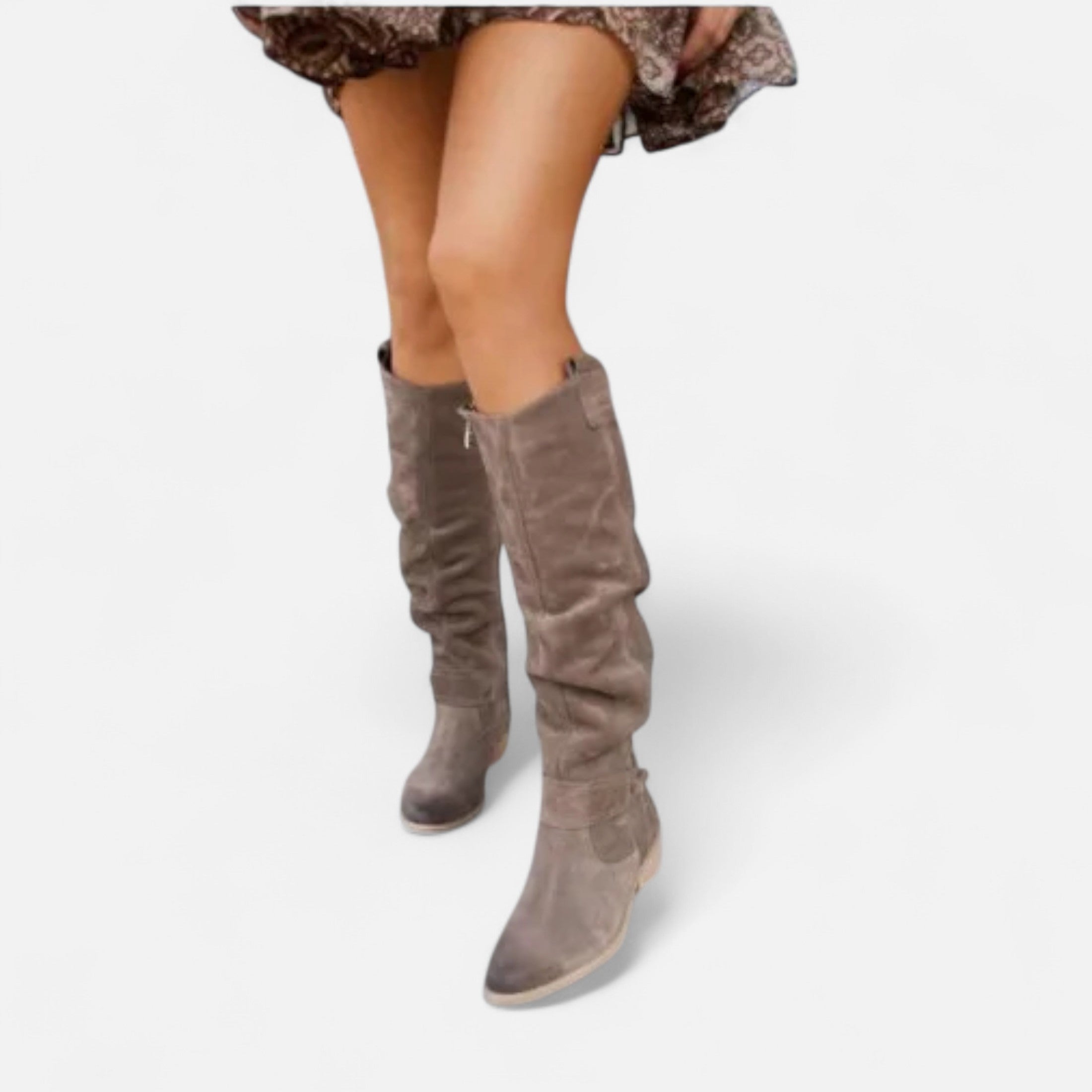 Mara™ | Damen Stiefel – Velours-Eleganz