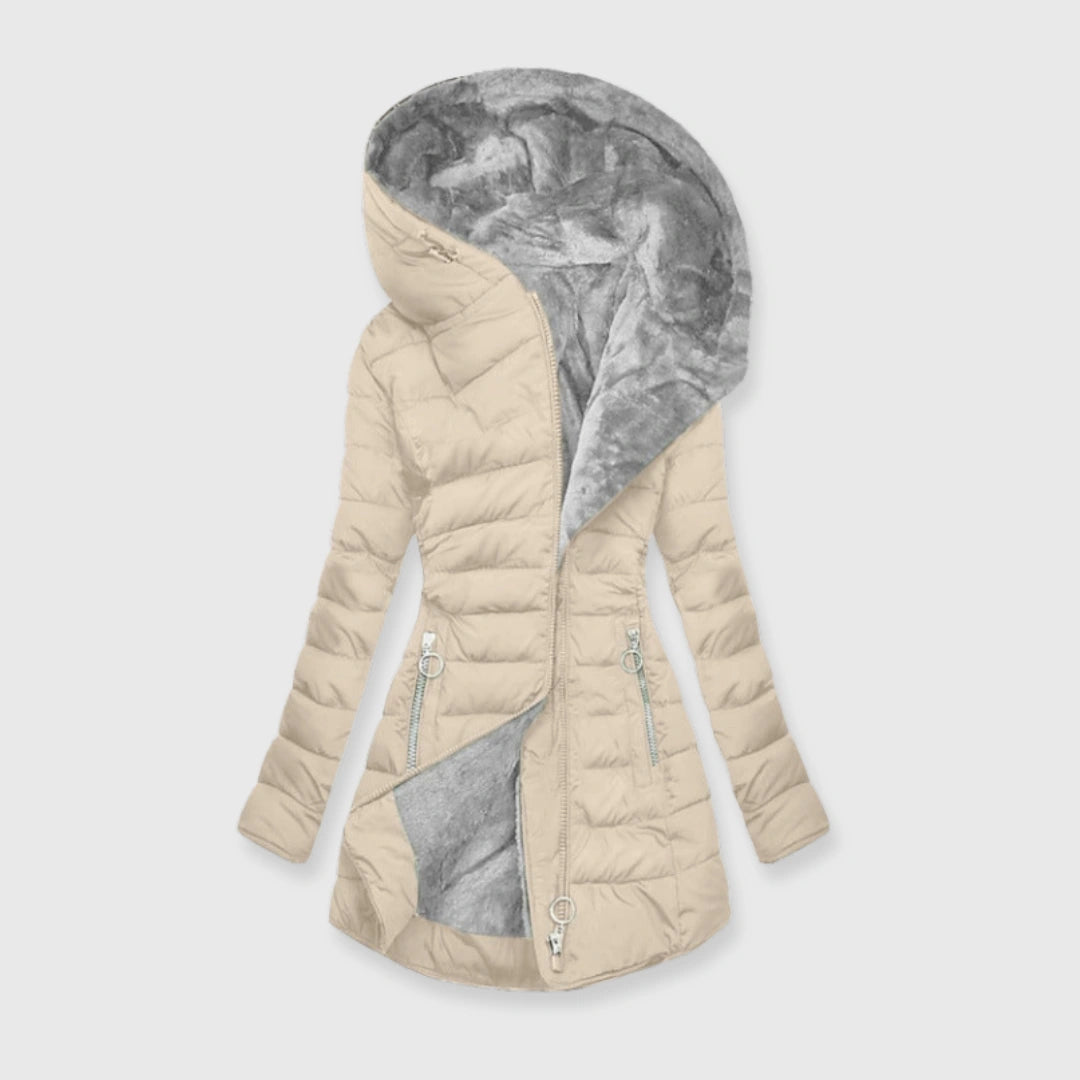 Cassiora™ | Damen Wintermantel – Stilvoll, Warm & Bequem