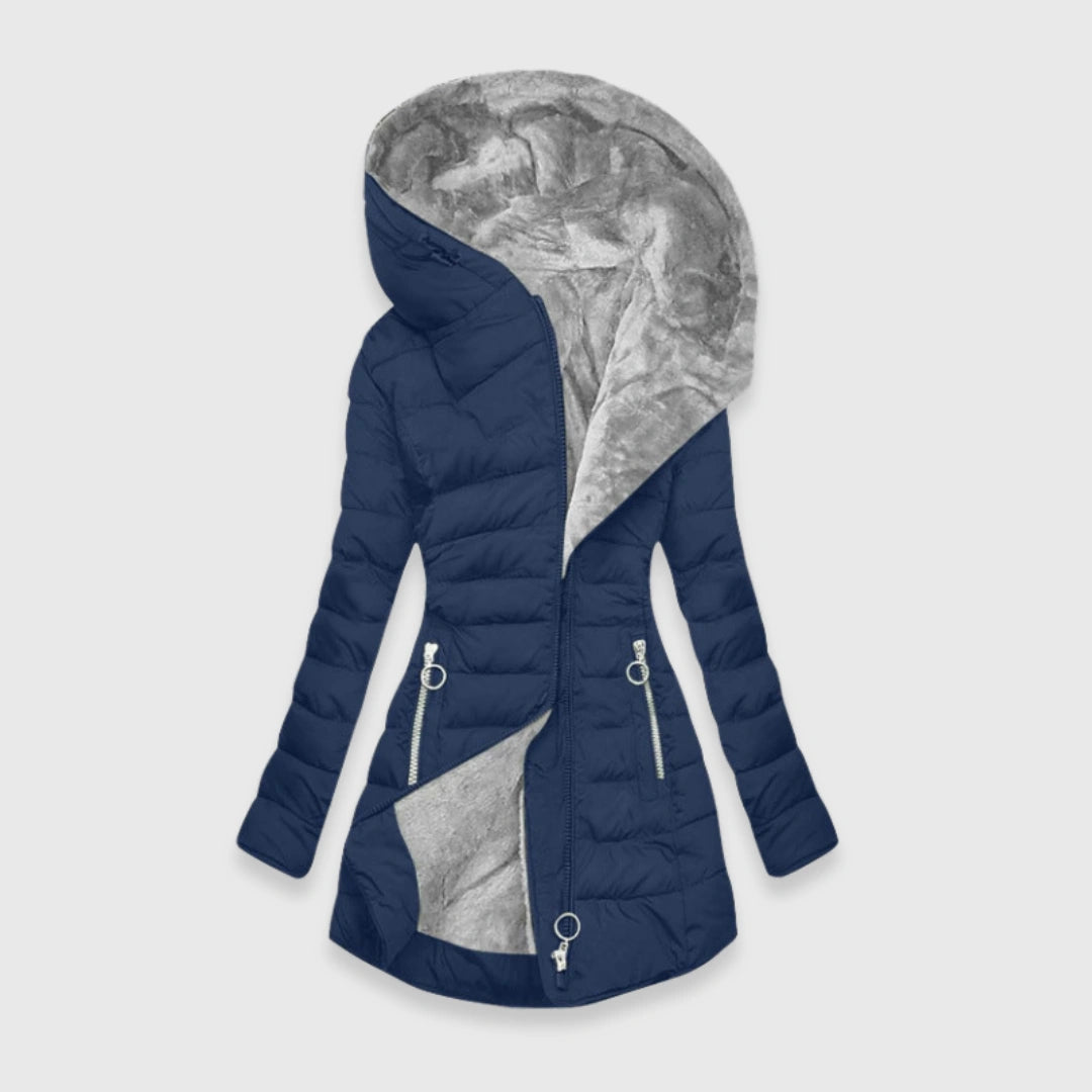 Cassiora™ | Damen Wintermantel – Stilvoll, Warm & Bequem