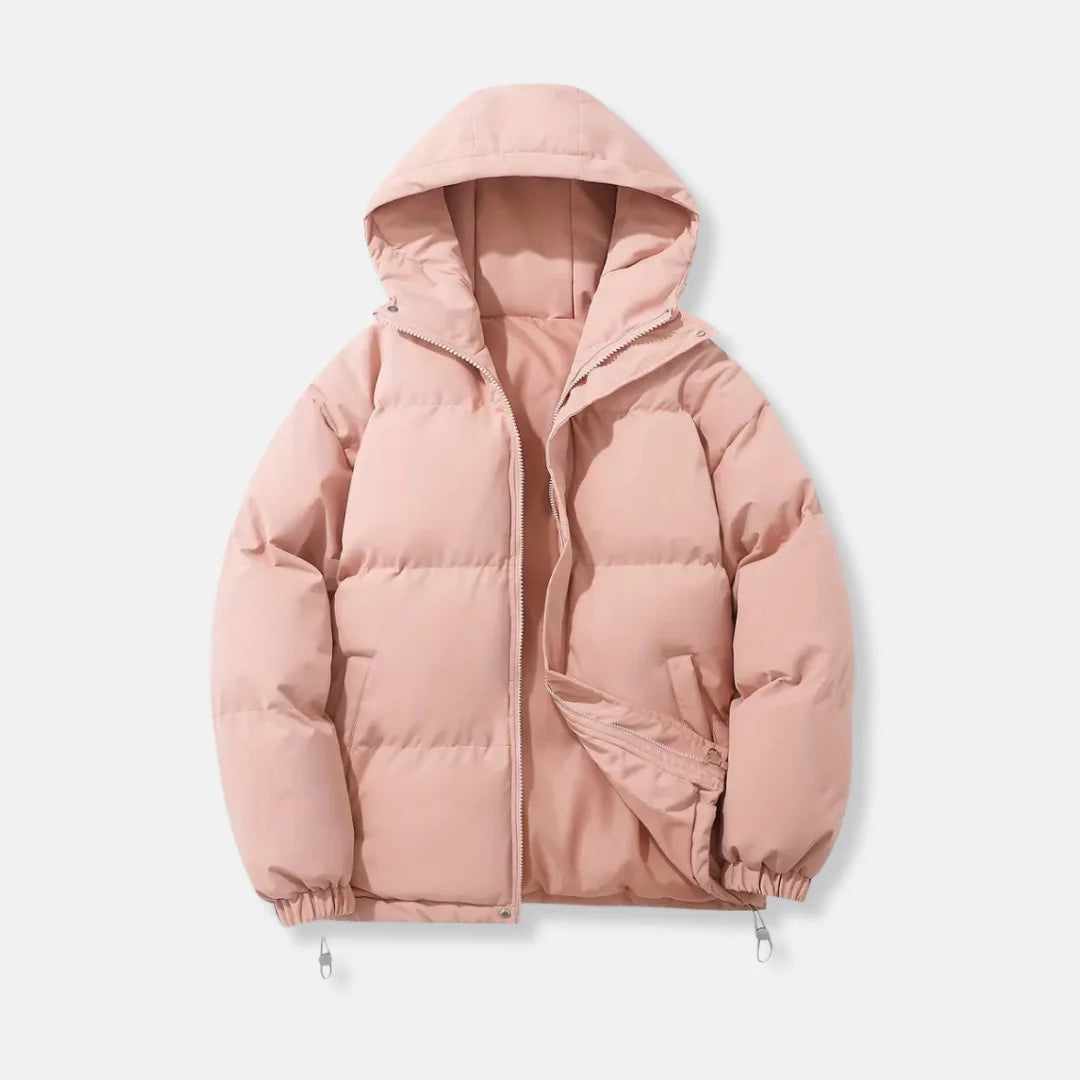 Elena™ | Damen Winter Pufferjacke mit Kapuze
