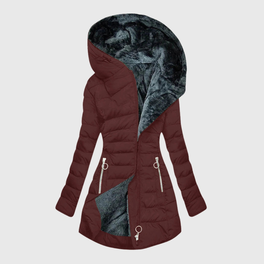 Cassiora™ | Damen Wintermantel – Stilvoll, Warm & Bequem