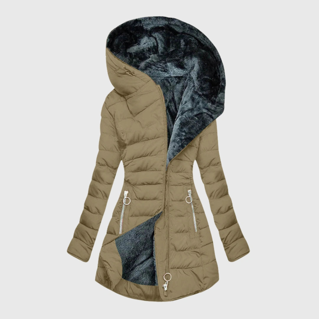 Cassiora™ | Damen Wintermantel – Stilvoll, Warm & Bequem