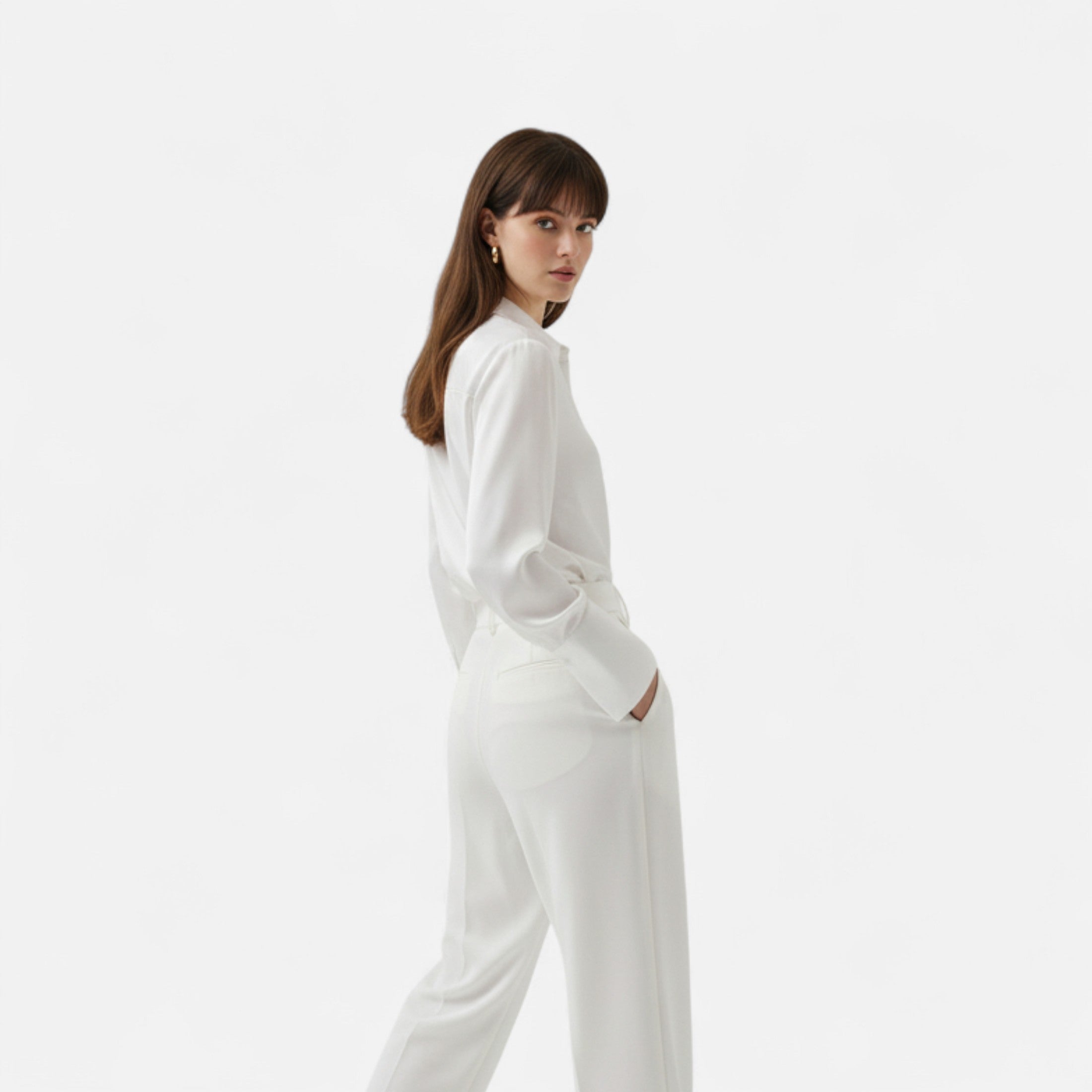 Sophie™ | Damen Satinbluse – Zeitloser Chic
