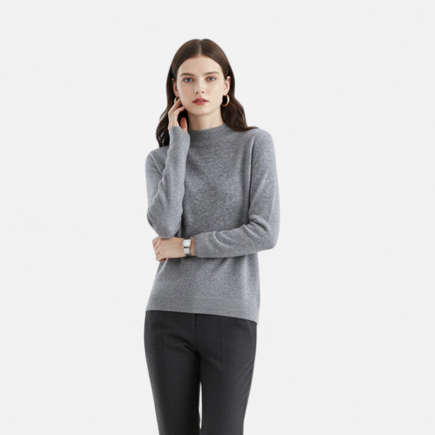 Lina™ | Damen Pullover – Reine Wolle & Stil