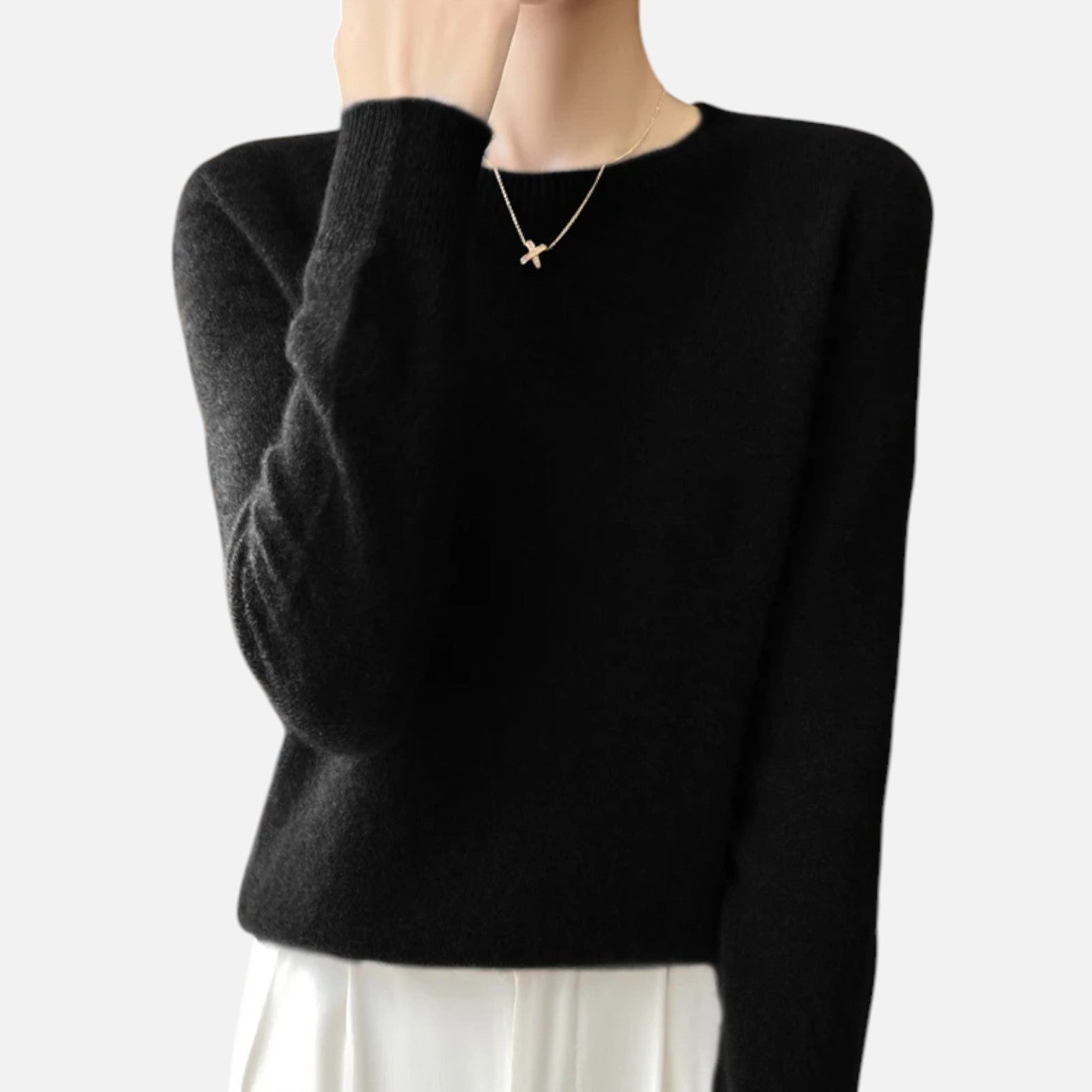 Theresa™ | Damen Pullover – Merinowolle-Eleganz