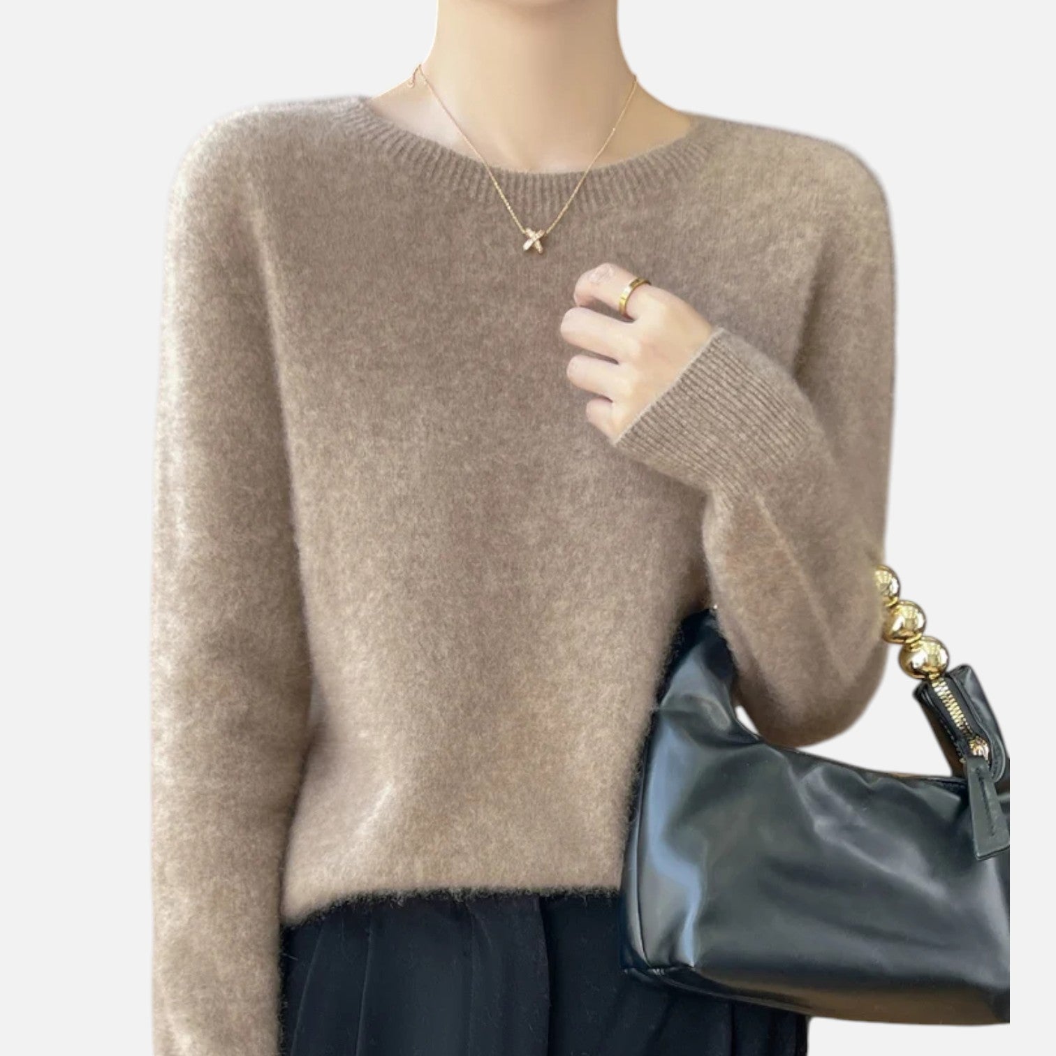 Theresa™ | Damen Pullover – Merinowolle-Eleganz
