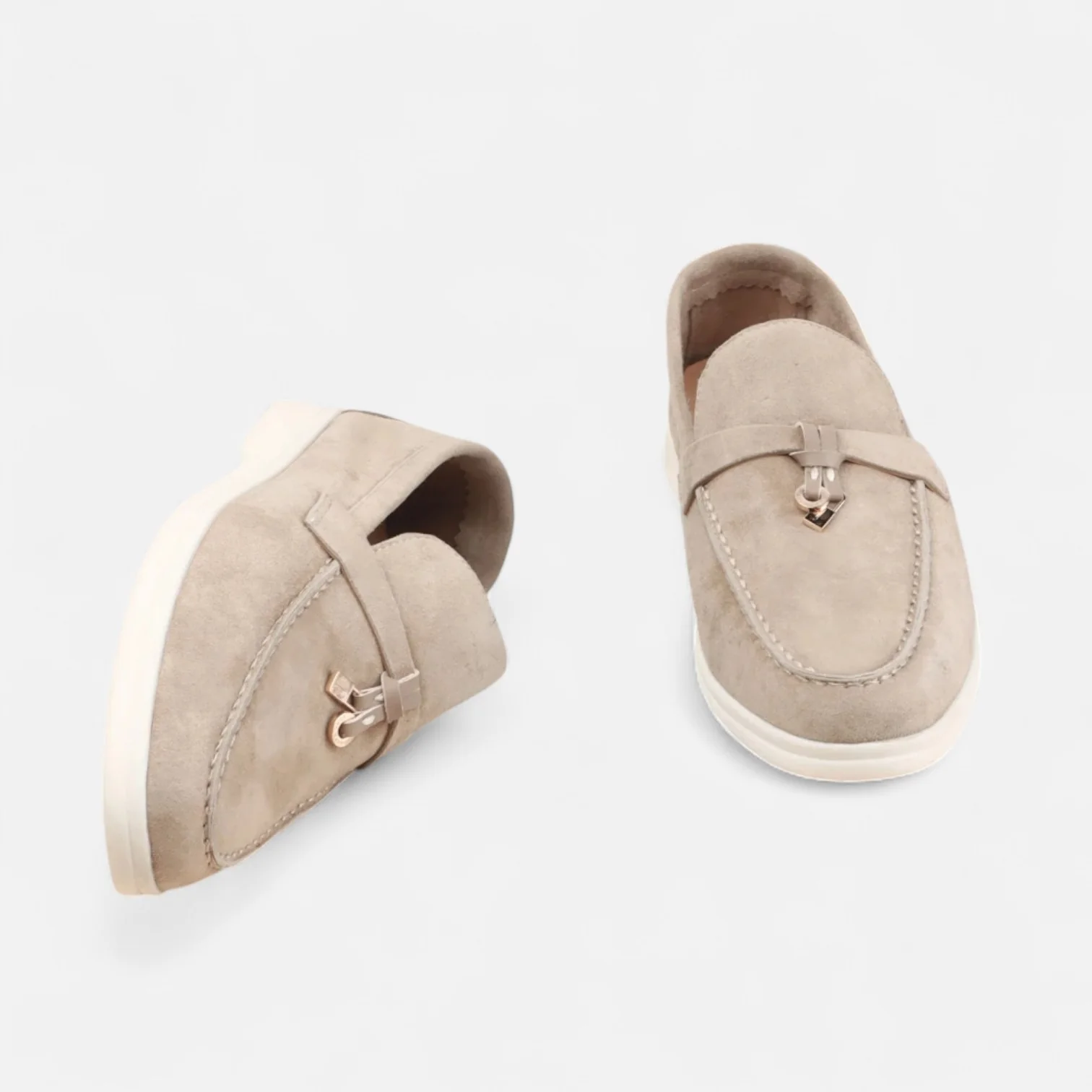 Elena™ | Damen Loafer Veloursleder-Eleganz