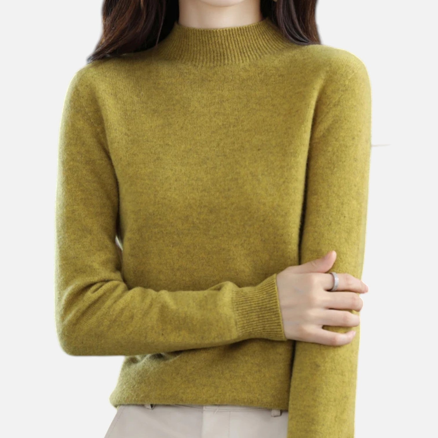 Lina™ | Damen Pullover – Reine Wolle & Stil