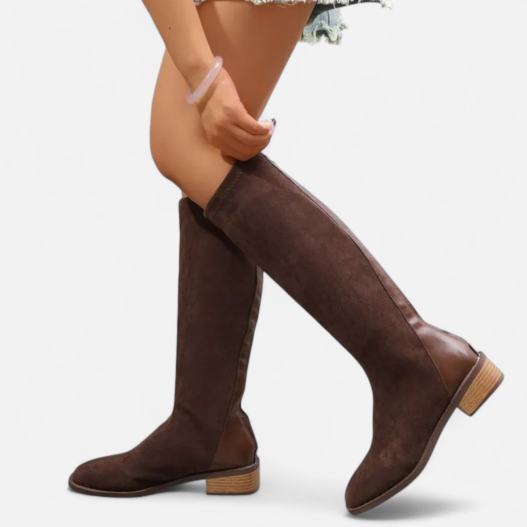 Alina™ | Damen Stiefel – Veloursleder-Eleganz