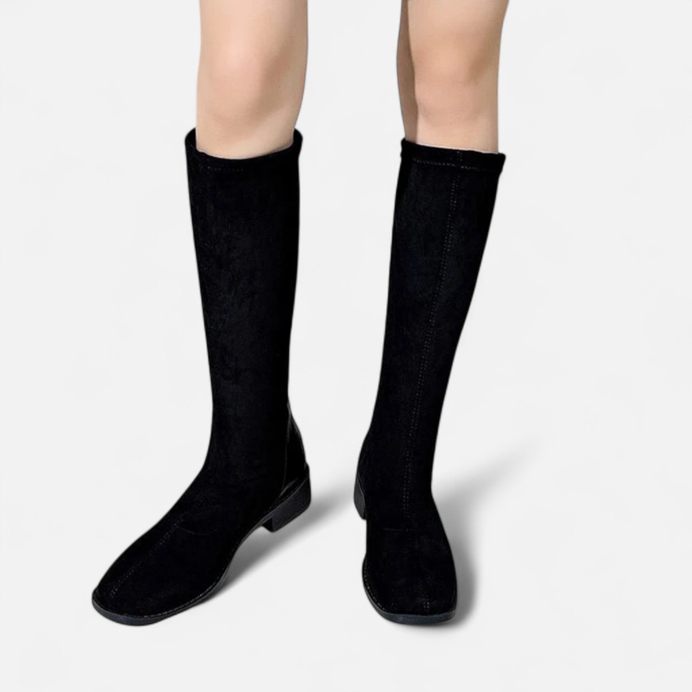 Alina™ | Damen Stiefel – Veloursleder-Eleganz