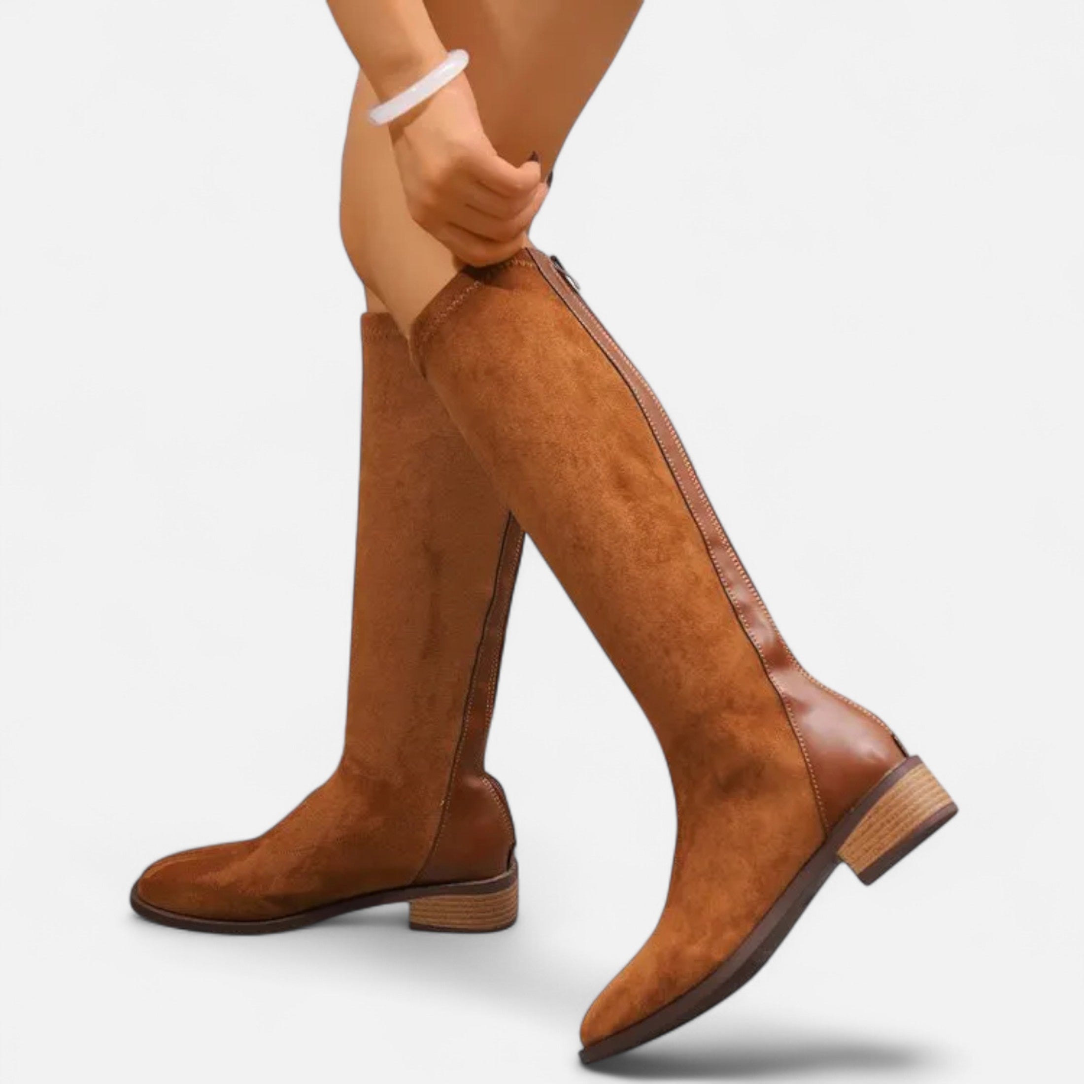 Alina™ | Damen Stiefel – Veloursleder-Eleganz
