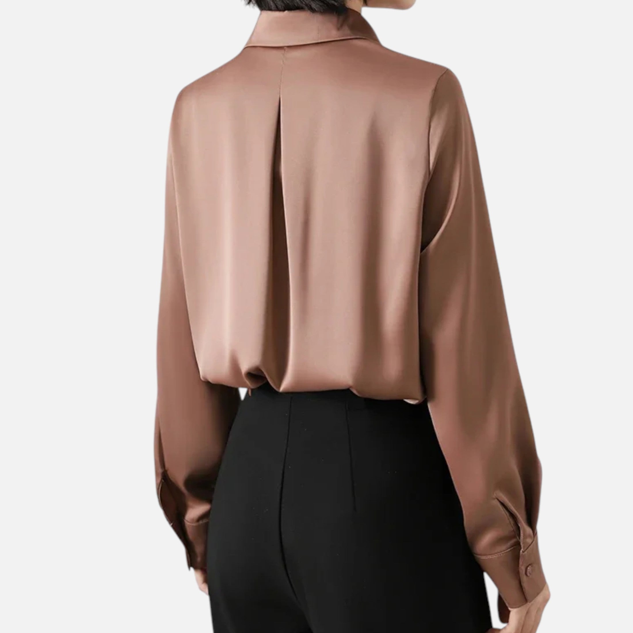 Isabelle™ | Damen Satinbluse – Zeitlose Eleganz