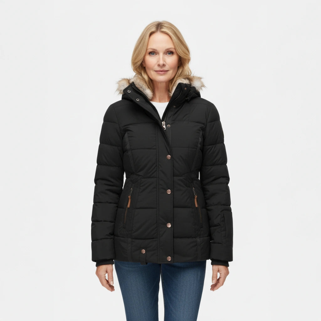Clara™ | Warmer Wintermantel mit Fellfutter