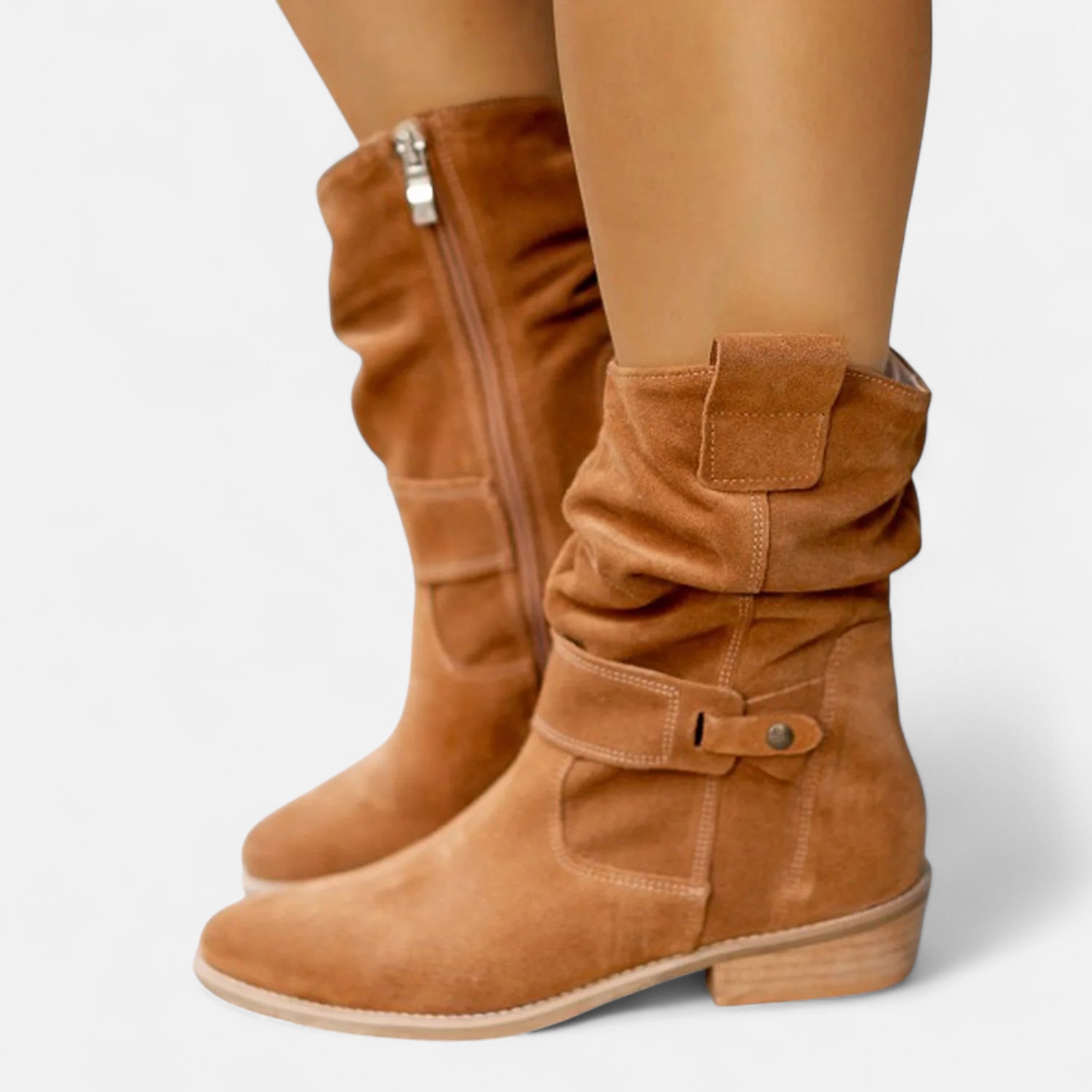 Laura™ | Damen Stiefel – Samt-Eleganz
