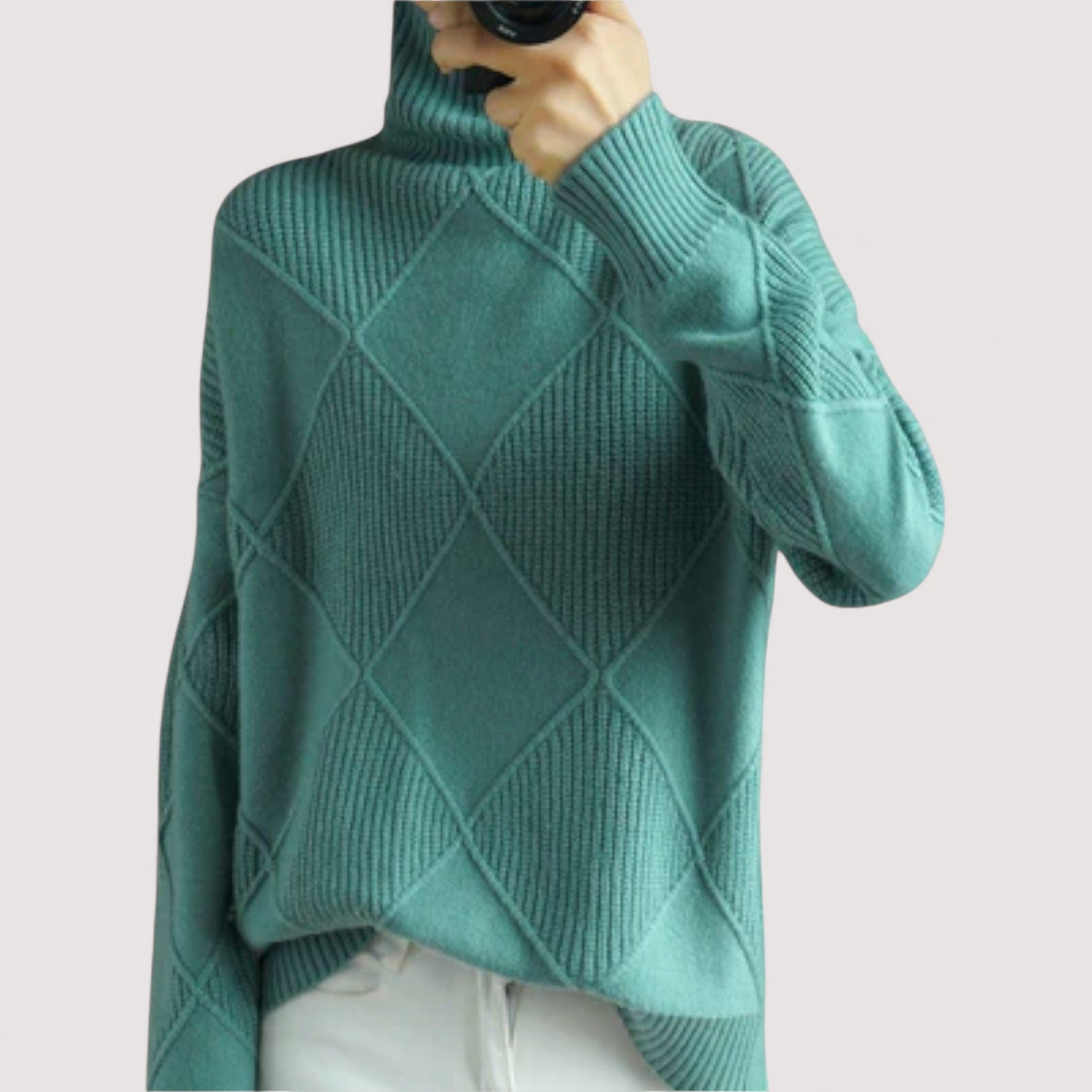Hannah™ | Gemütlicher Rollkragenpullover Damen