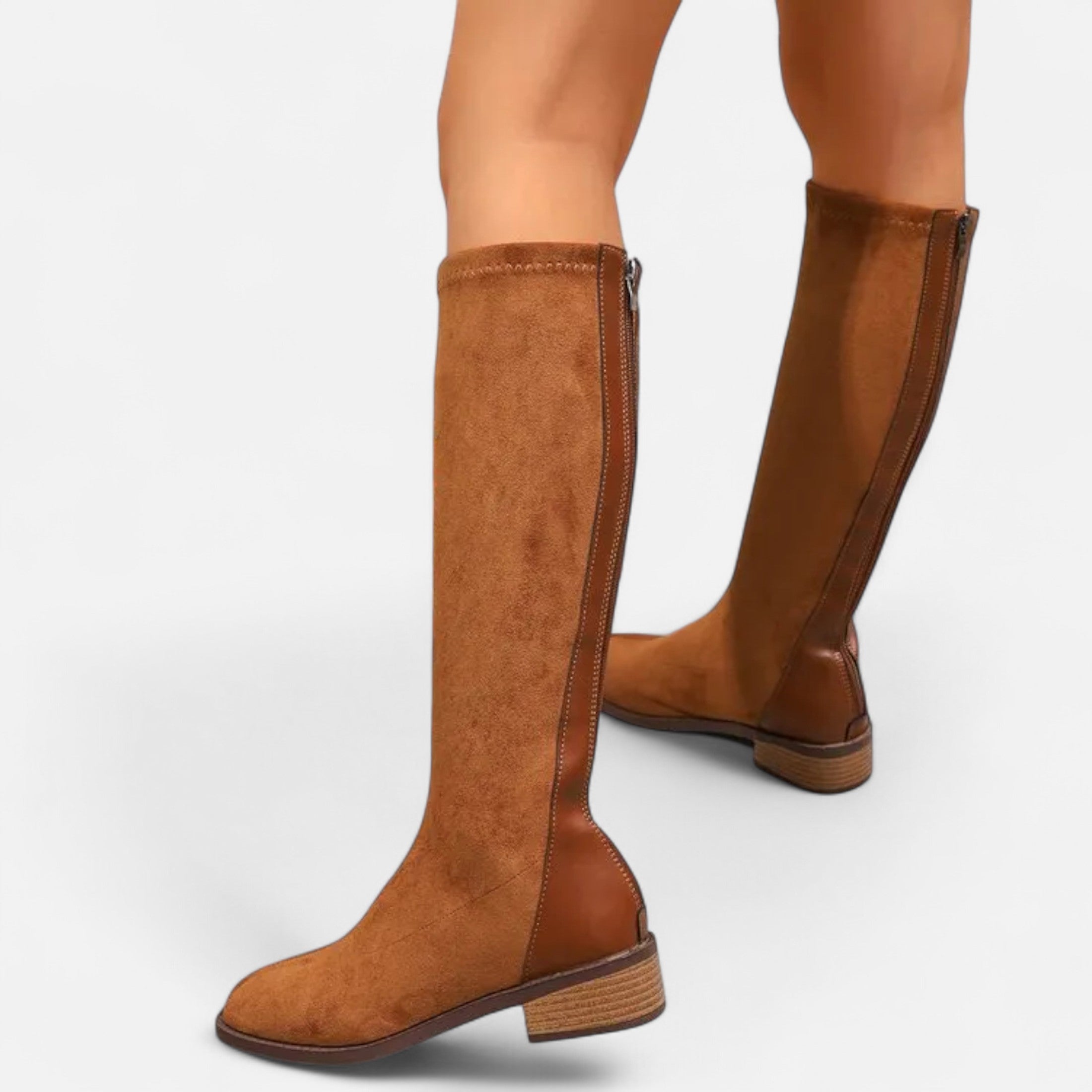 Alina™ | Damen Stiefel – Veloursleder-Eleganz