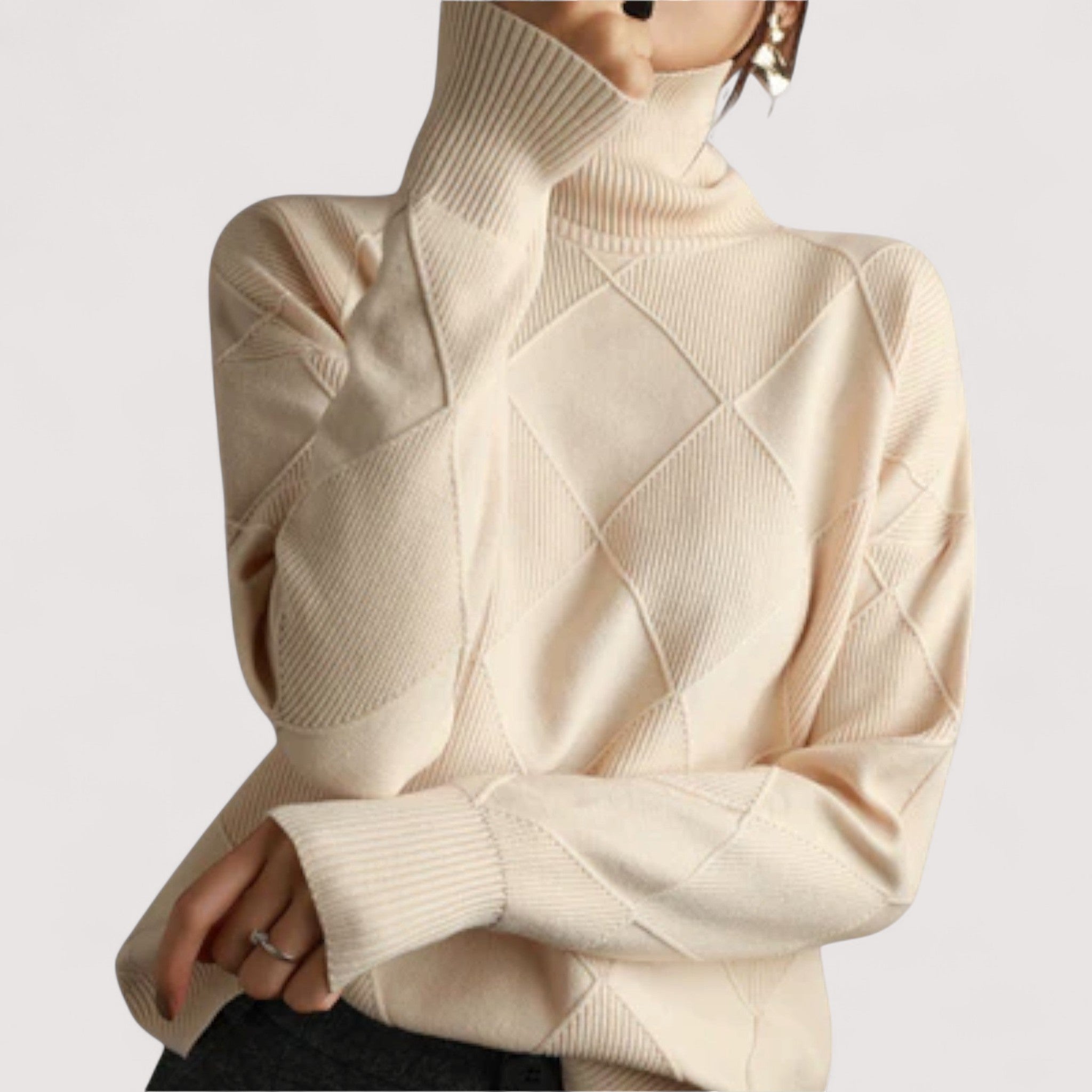 Hannah™ | Gemütlicher Rollkragenpullover Damen