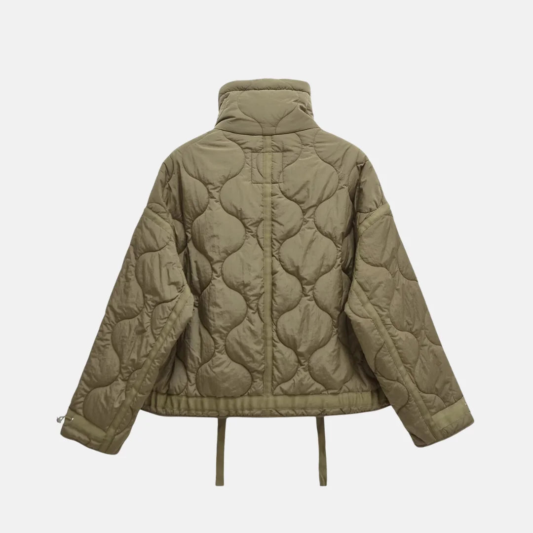 Amira™ | Damen Herbst Steppjacke mit großen Taschen