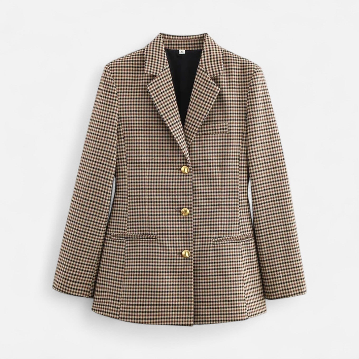 Sabine™ | Damen Blazer – Karo-Eleganz
