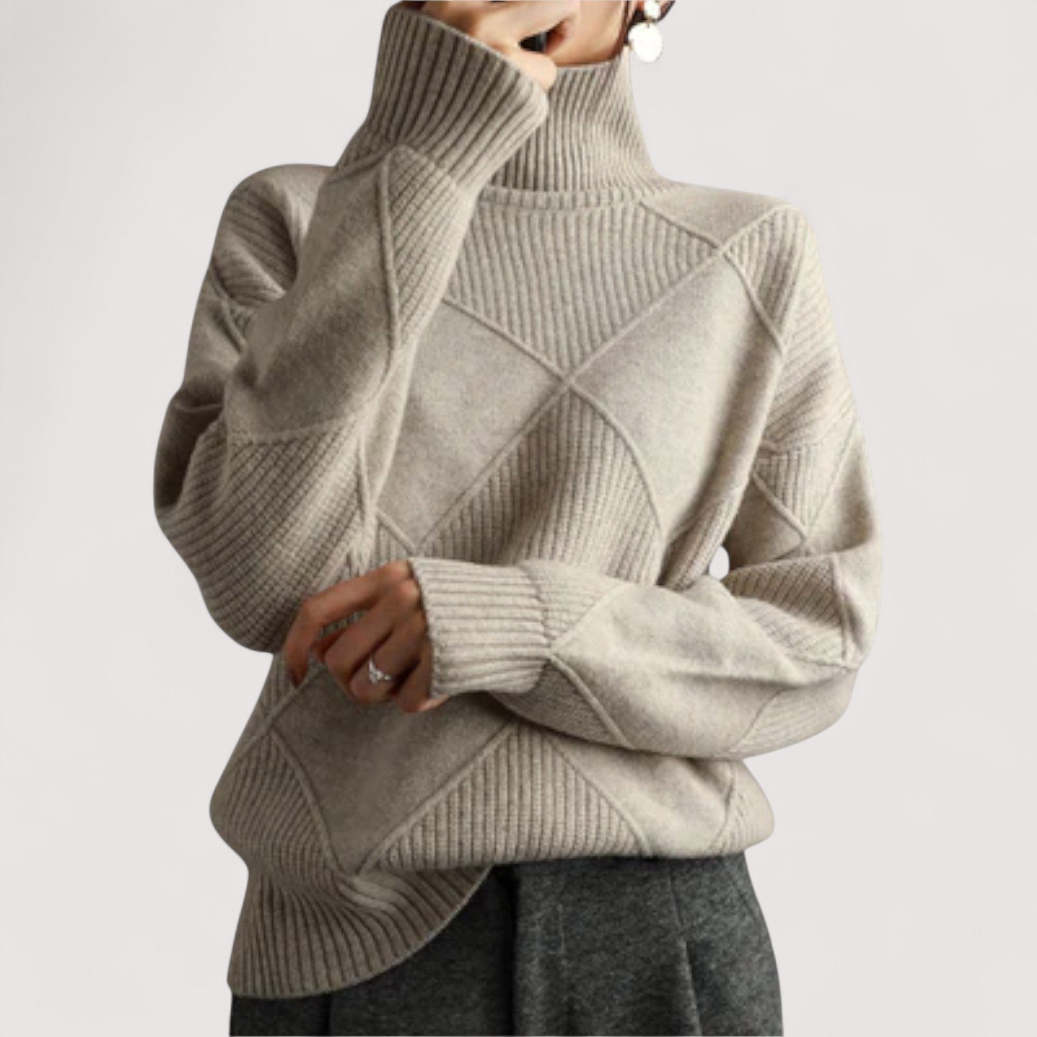 Hannah™ | Gemütlicher Rollkragenpullover Damen