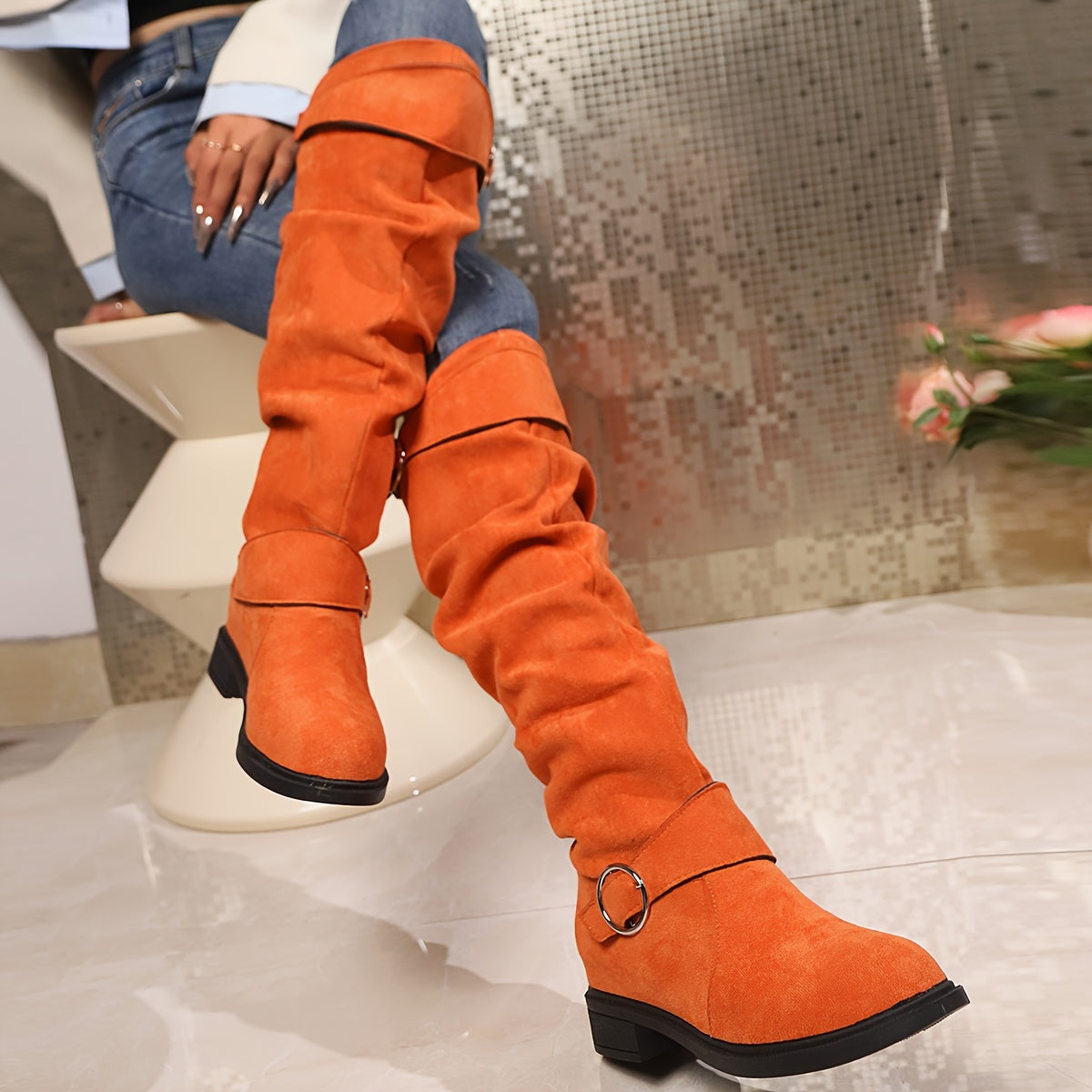 Emilia™ | Damen Stiefeletten – Zeitlose Eleganz im Wildleder-Look