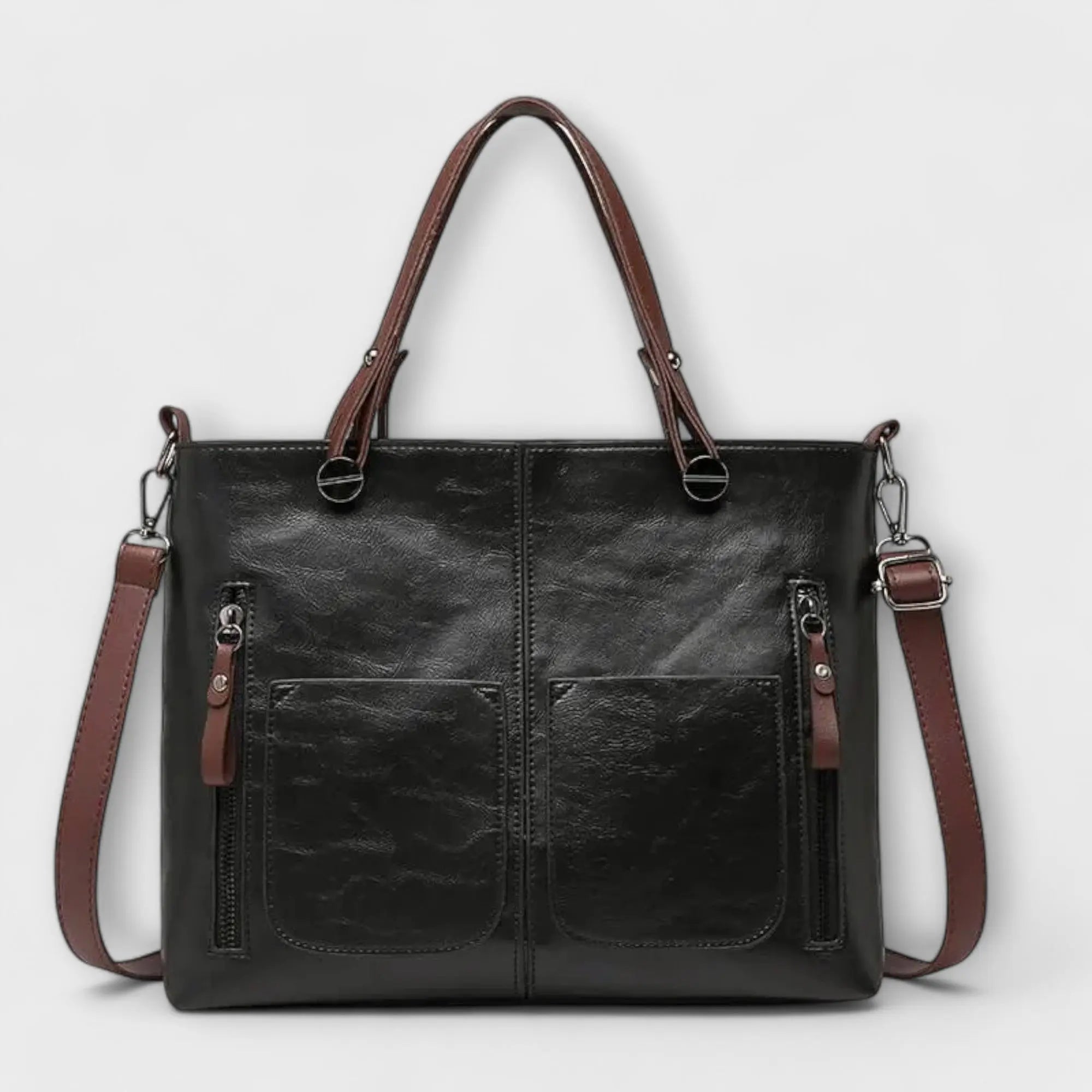 Nora. - Elegante Lederhandtasche