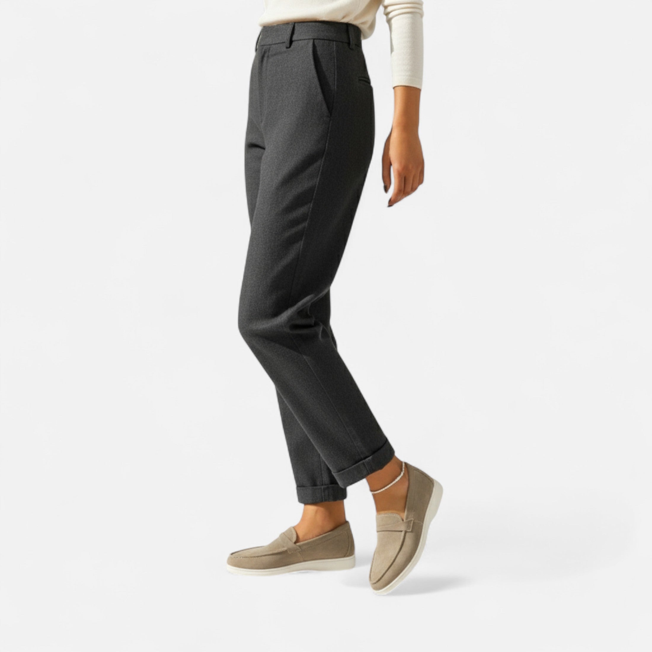 Camille™ | Damen Loafer in Velours-Optik