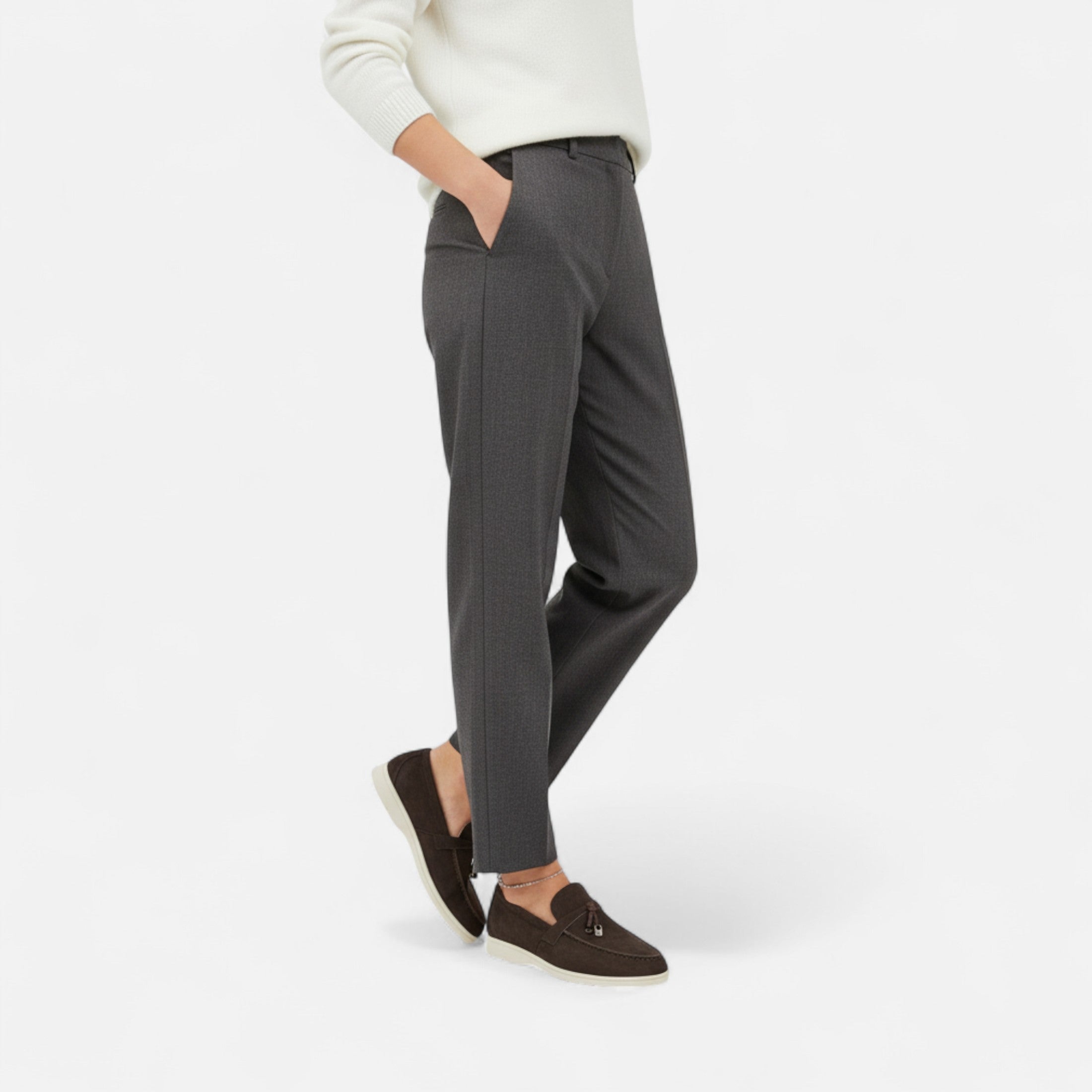 Elena™ | Damen Loafer Veloursleder-Eleganz