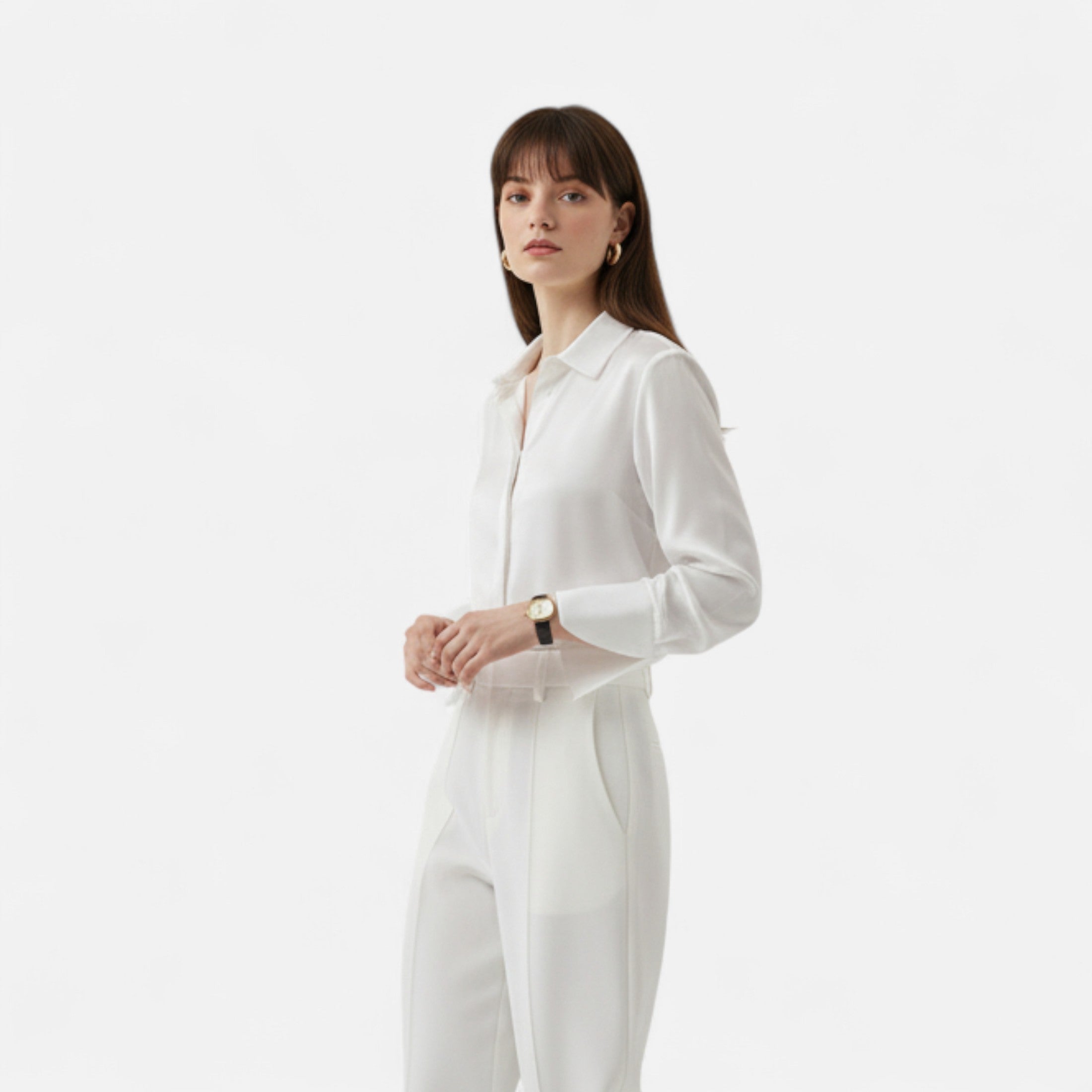 Sophie™ | Damen Satinbluse – Zeitloser Chic