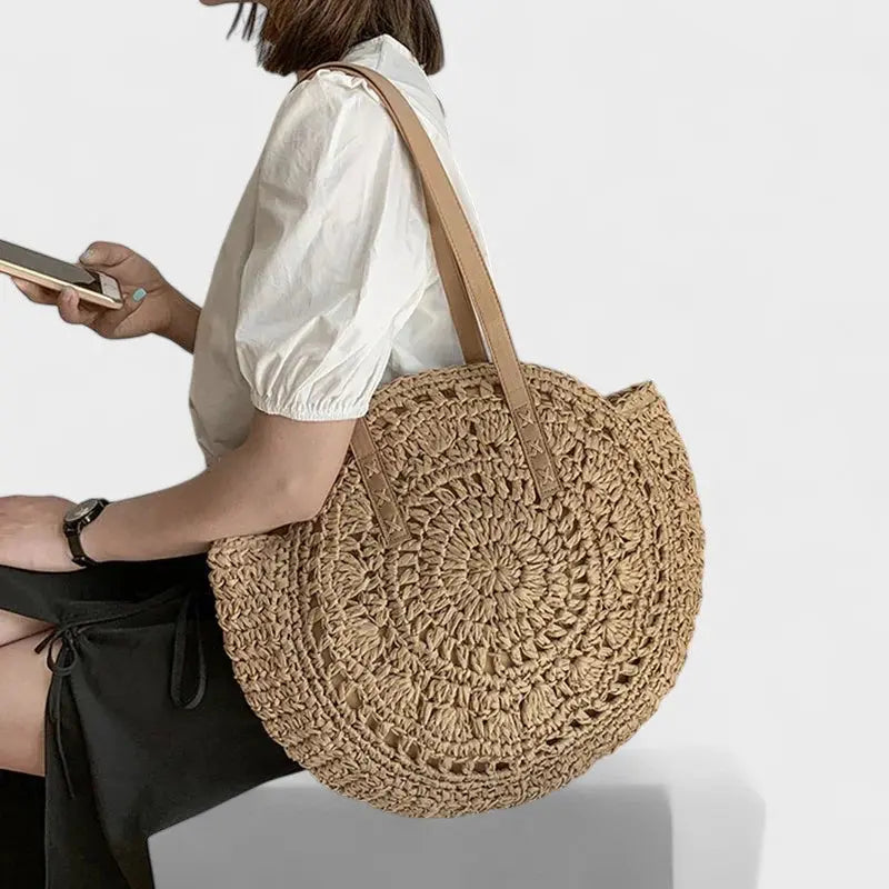 Valerie | Handgewebte Strandtasche