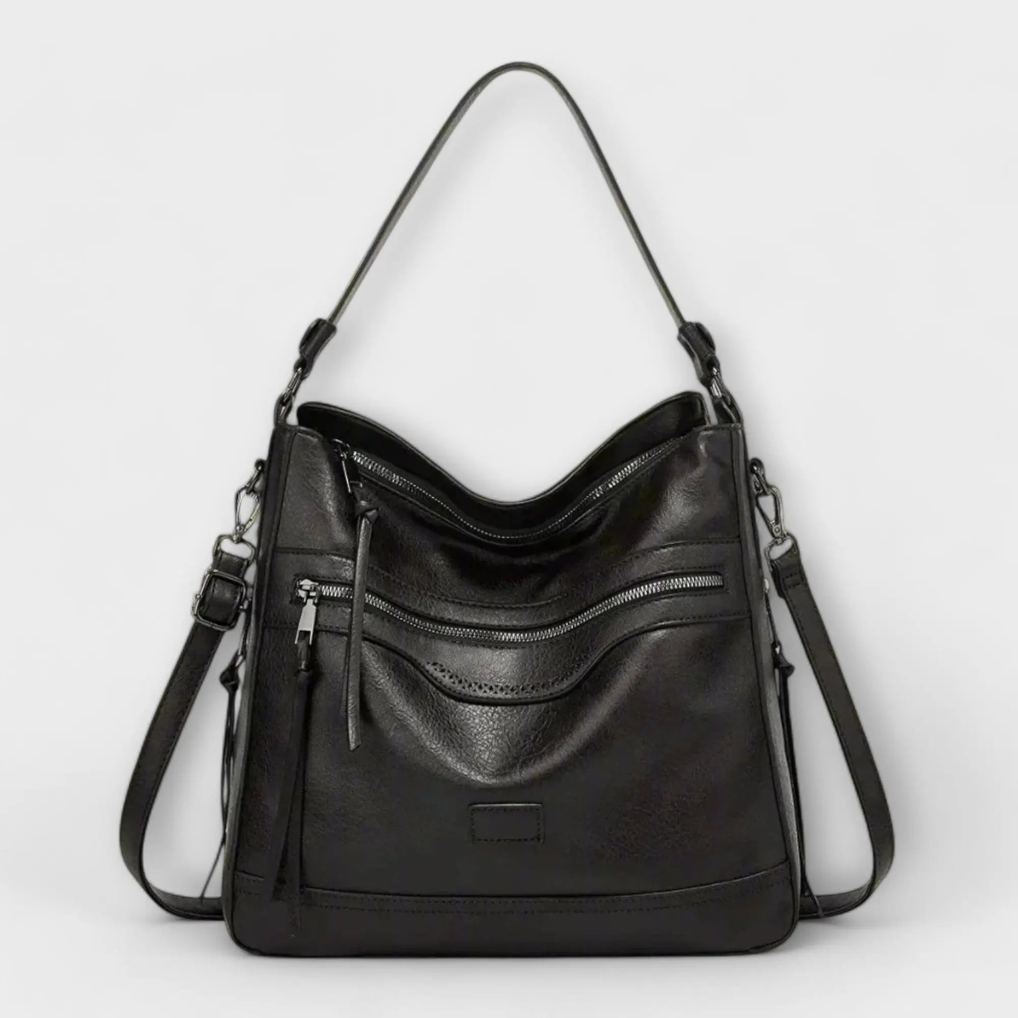Nora. - Klassische Retro Schultertasche